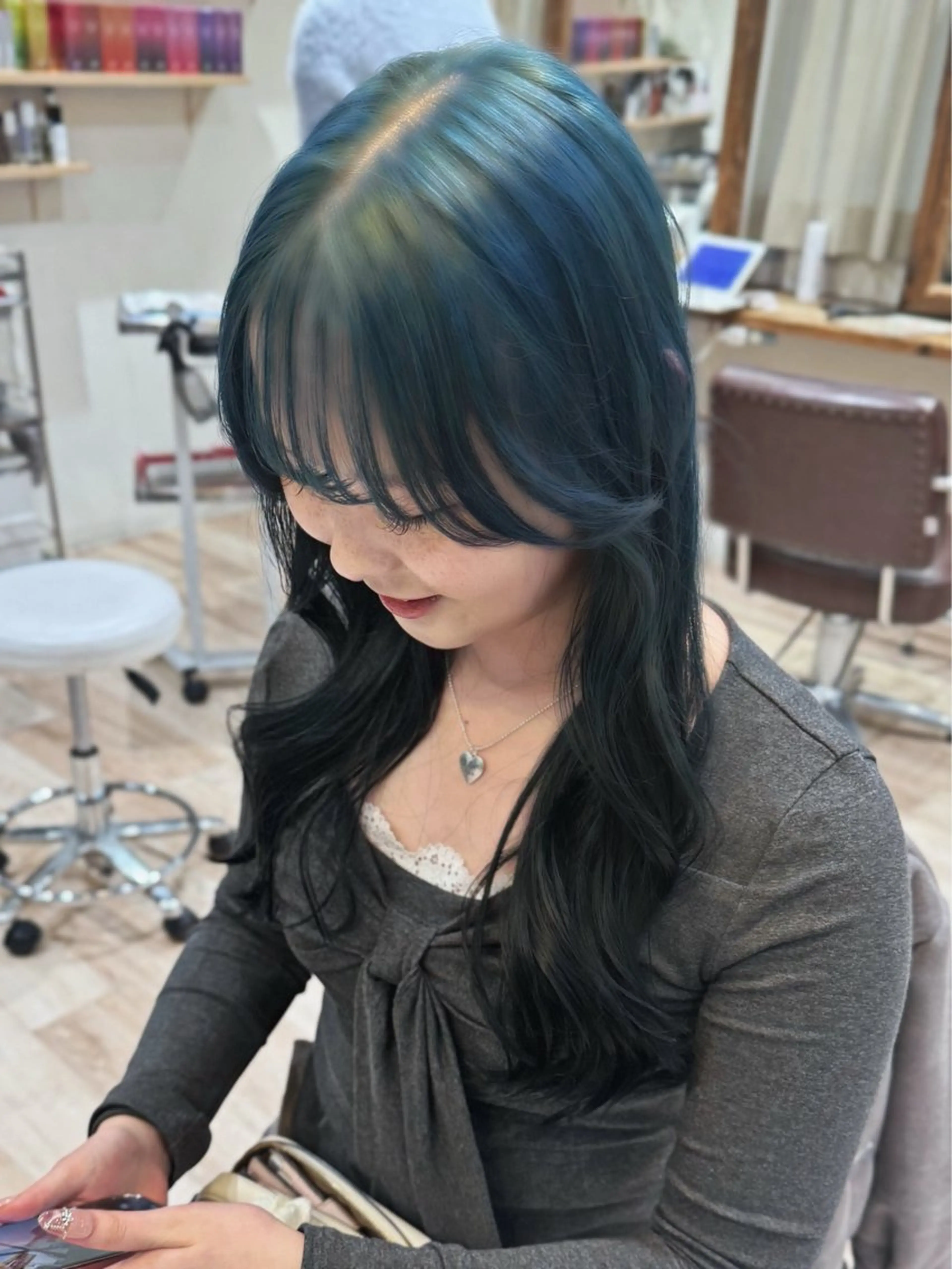 ロング ヘアカラー モテhair♡.* ﾏﾂｴｸ/さくら🍨のマツエク・マツパデザイン