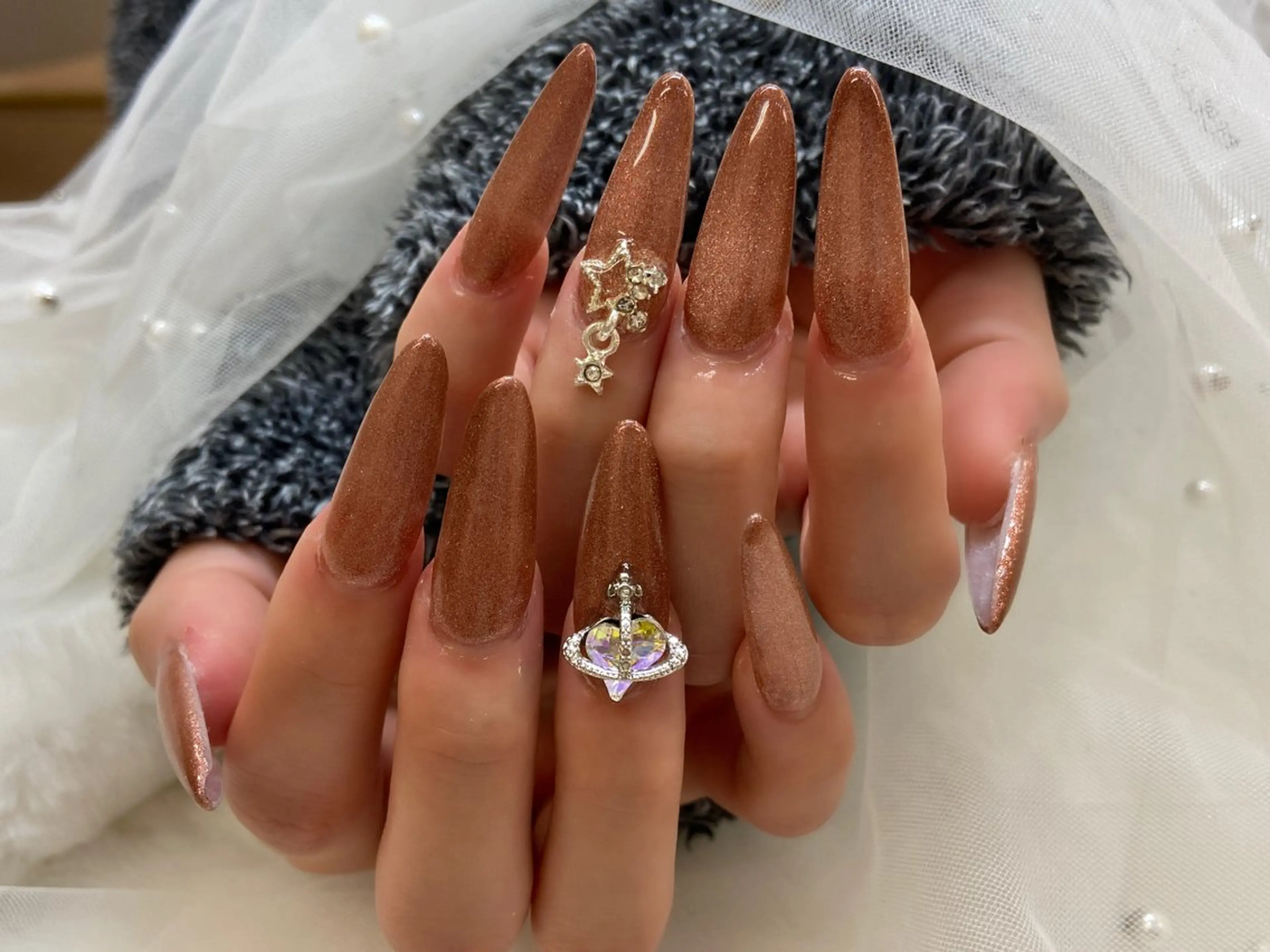 ネイル マグネットネイル スカルプネイル 5C NAIL 5C NAILのネイルデザイン