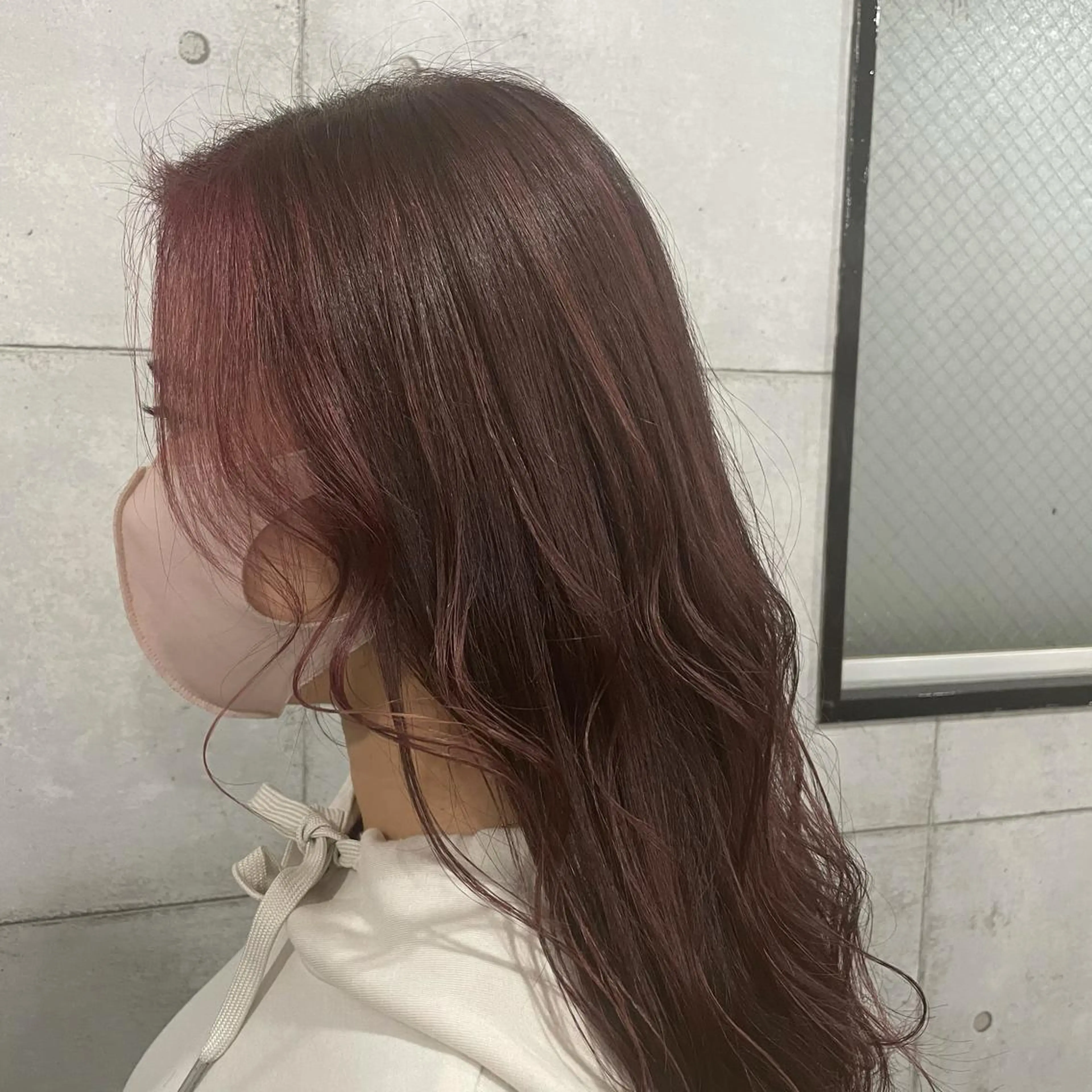 ミディアム カラー パーマ ヘアアレンジ メンズ キッズ ネイル マツエク・マツパ 韓国ボブ/髪質改善 ニュアンス特化RYOのヘアスタイル