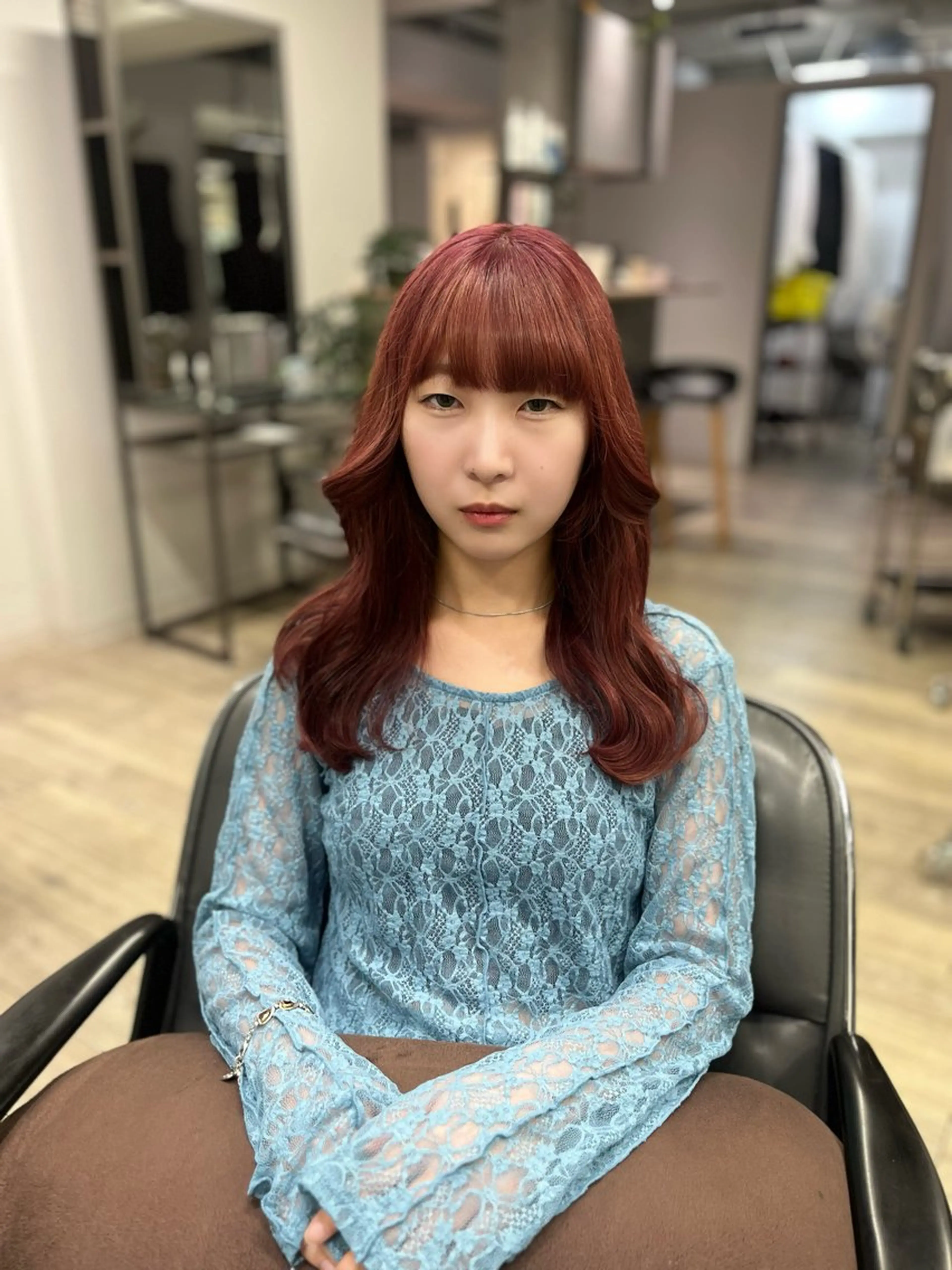 ロング JIN/暖色カラー /髪質改善/艶髪のヘアスタイル