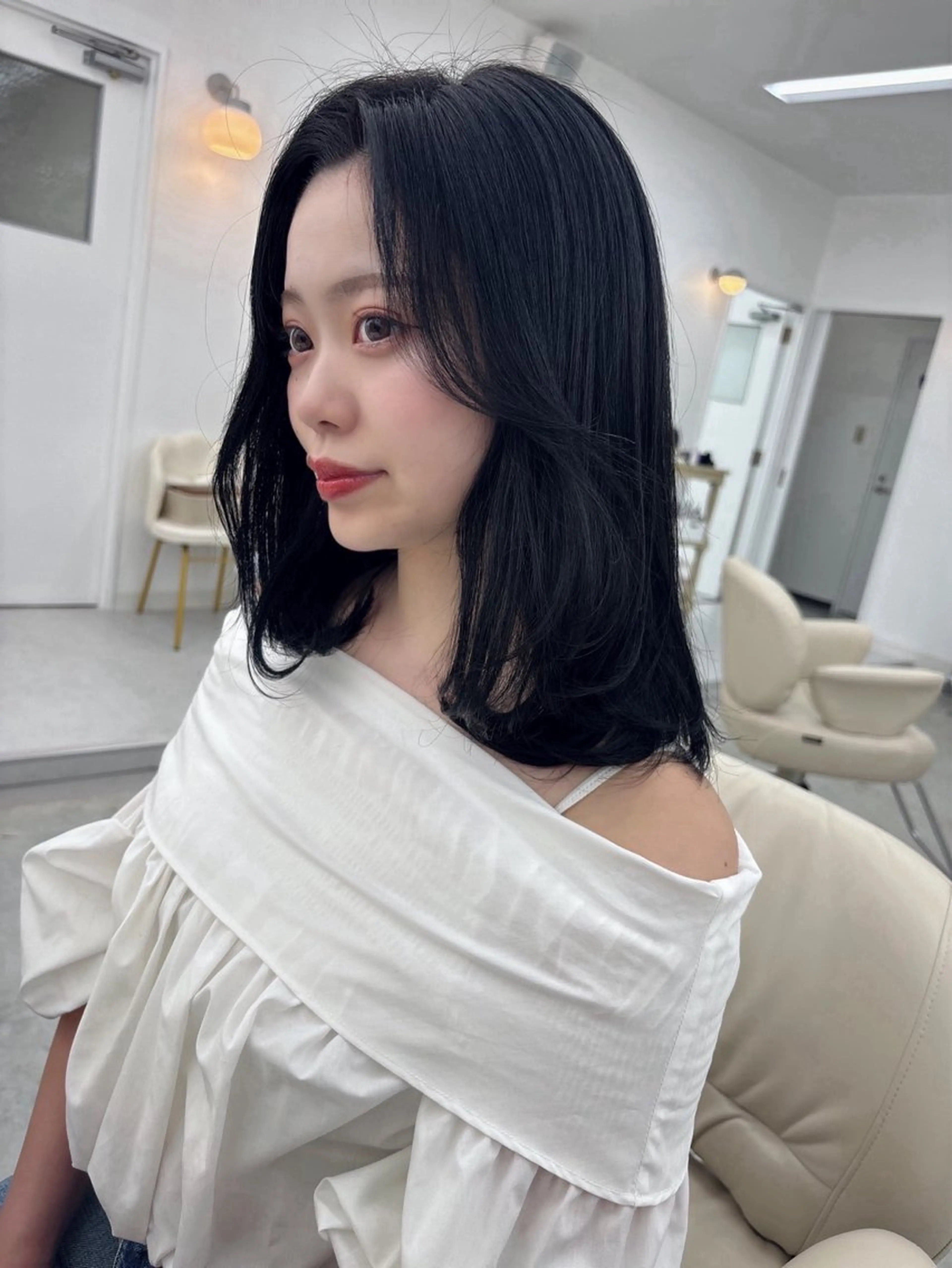 ミディアム YUIMARL岡山店 MISAKIのヘアスタイル