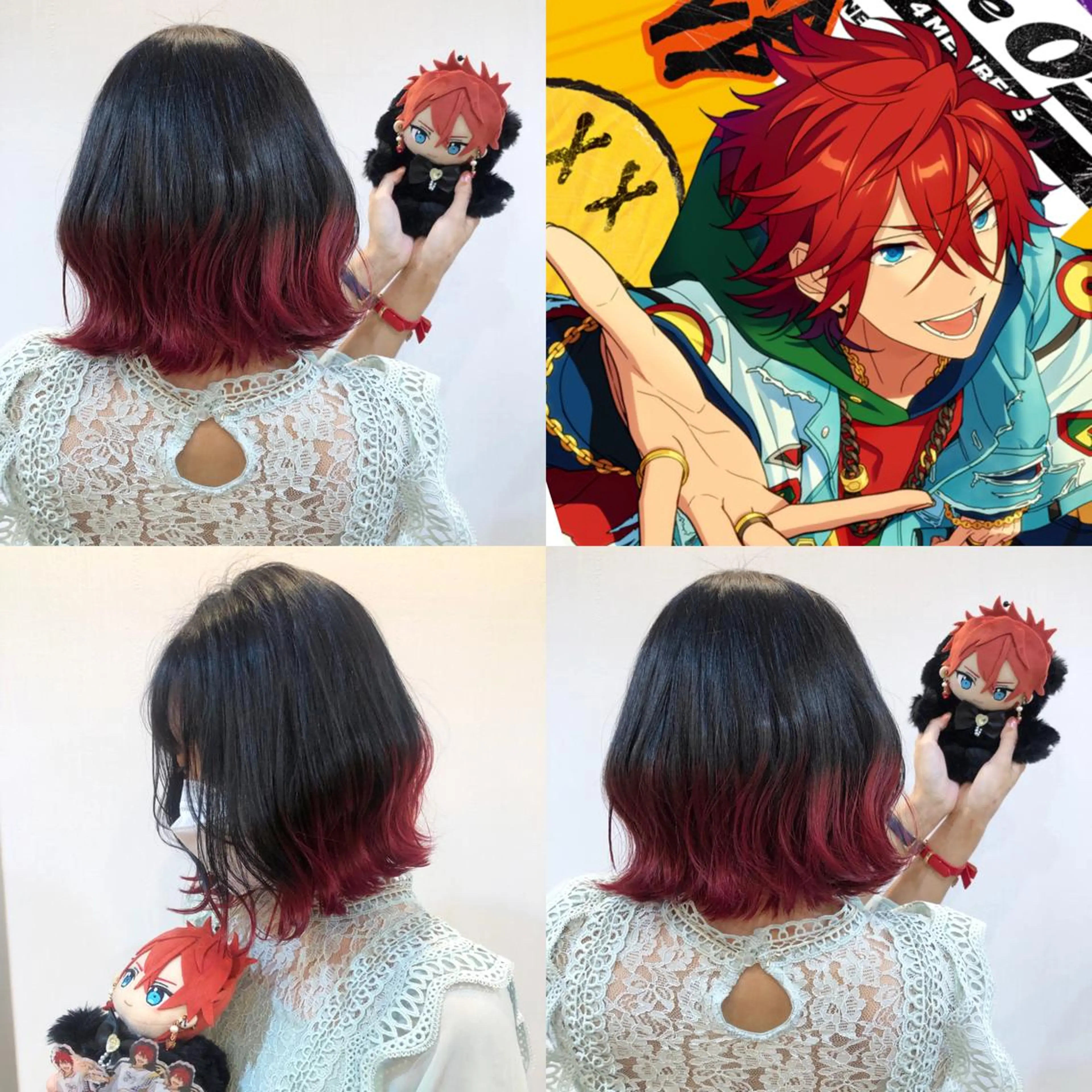 ミディアム カラー 推しカラー✨ オタク美容師ユウカのヘアスタイル