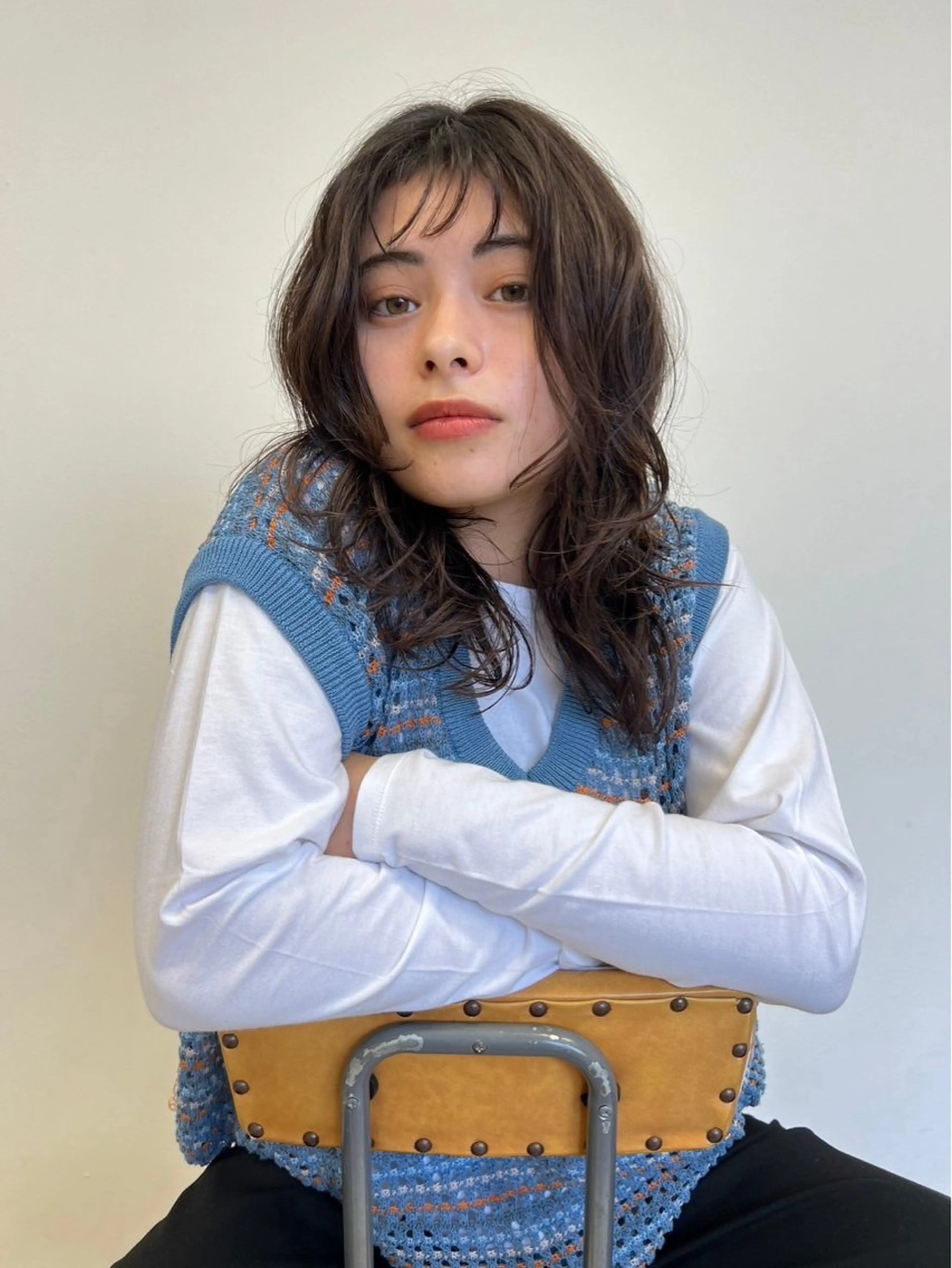 セミロング 松井 雅のヘアスタイル