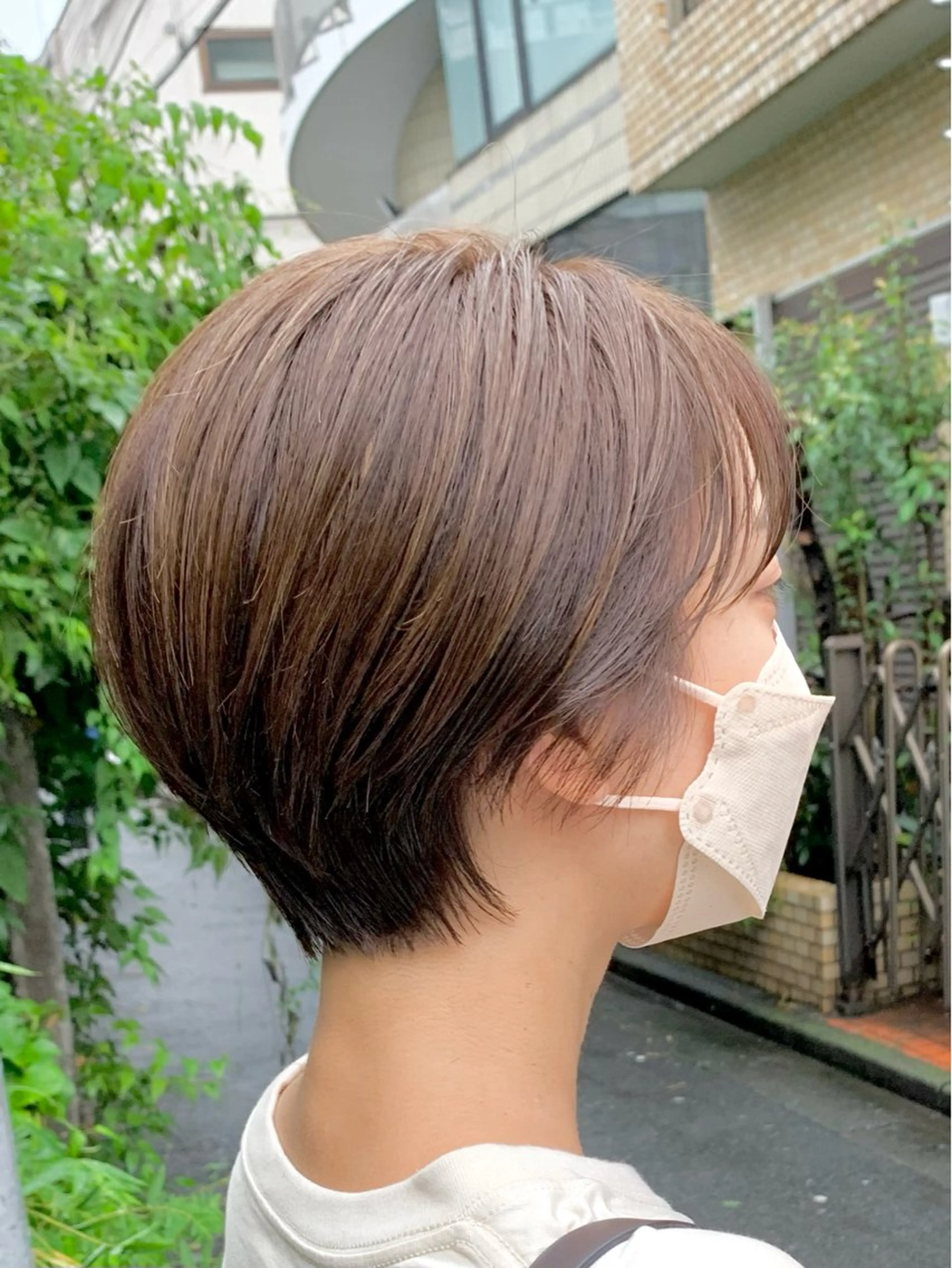 ショート ショートボブ ボブ ショートヘア カット トリートメント 髪質改善/縮毛矯正/ 艶カラー/内山翔太のヘアスタイル