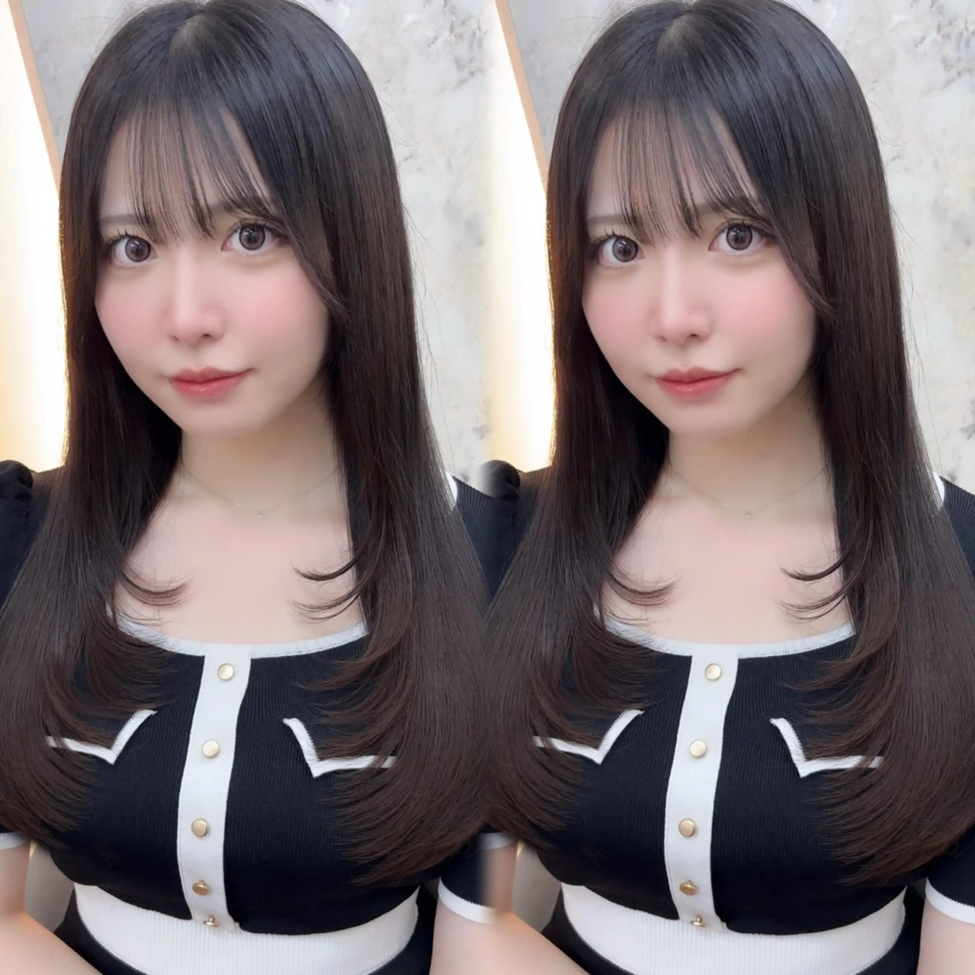 🐩💘韓国風レイヤーカット💘🐩 韓国風・超盛れる顔周りカット❕✨の写真