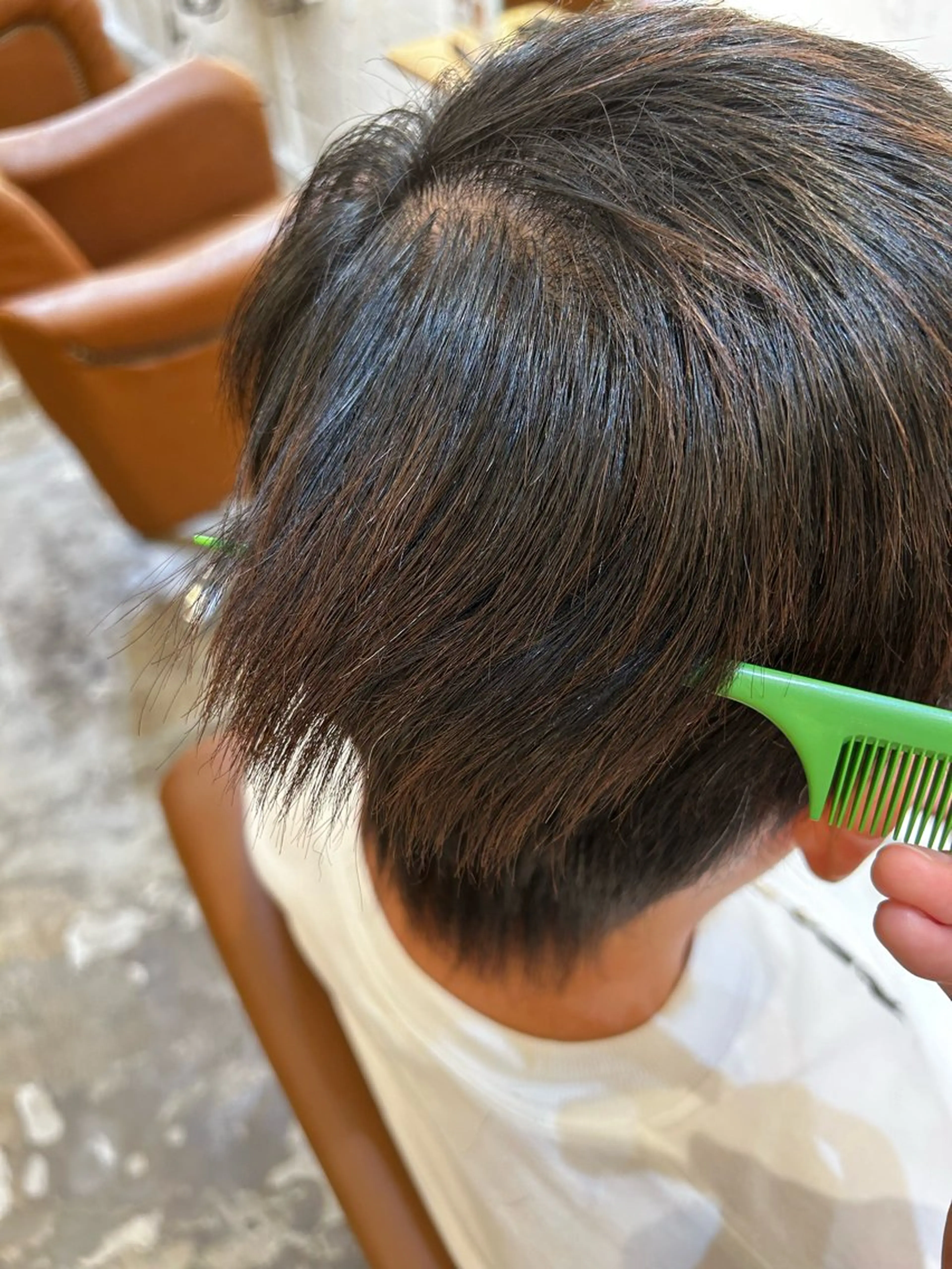 メンズ 縮毛矯正 AMBERGLEAM Hair&Cloth Yoga所属・Ryo☘縮毛矯正/ メンズ/ブリーチ/のヘアスタイル