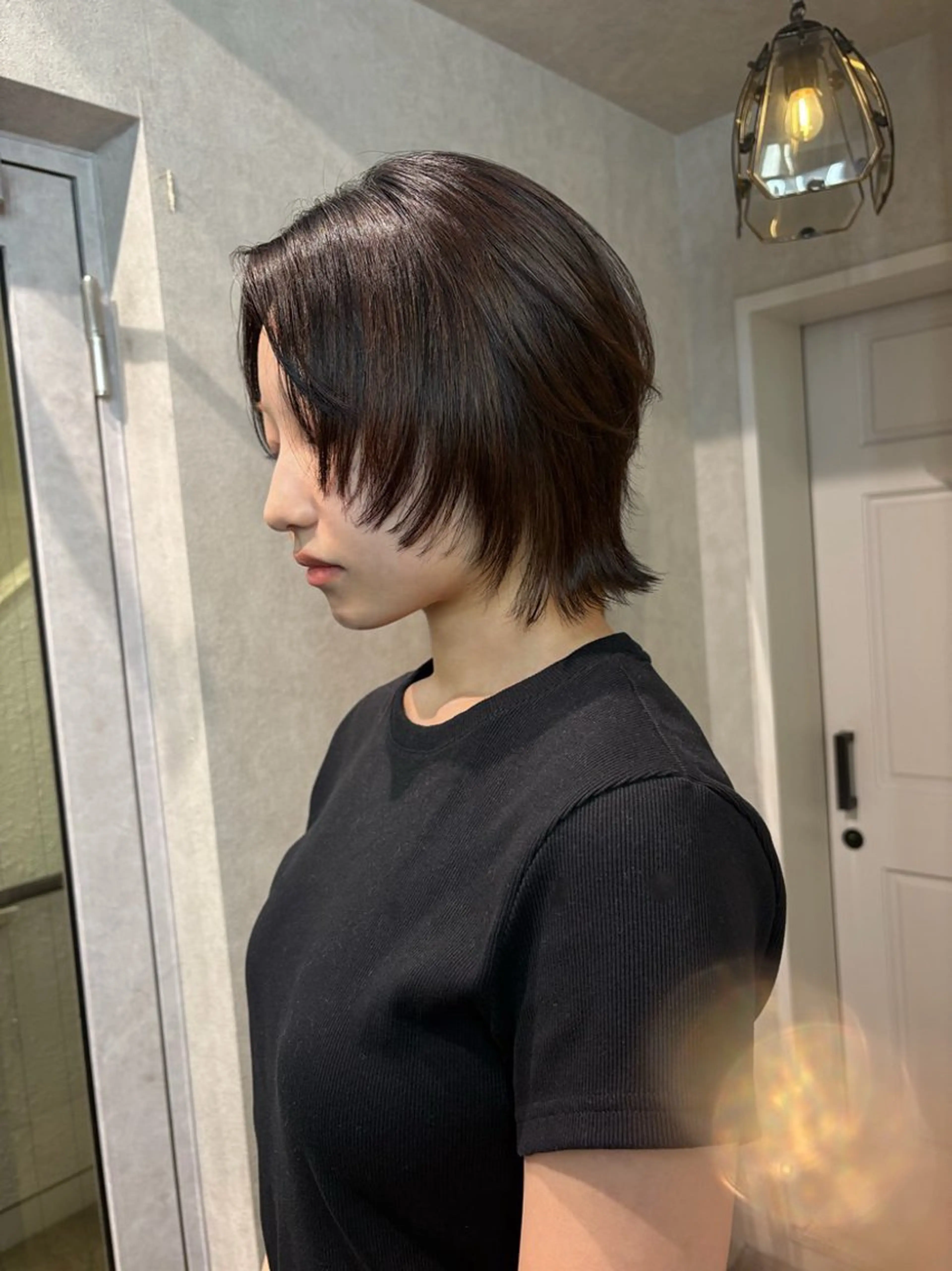 ショート ボブ ハイレイヤー レイヤーカット 外ハネヘア カット 透明感モテスタイル 💞SHIORI💞のヘアスタイル