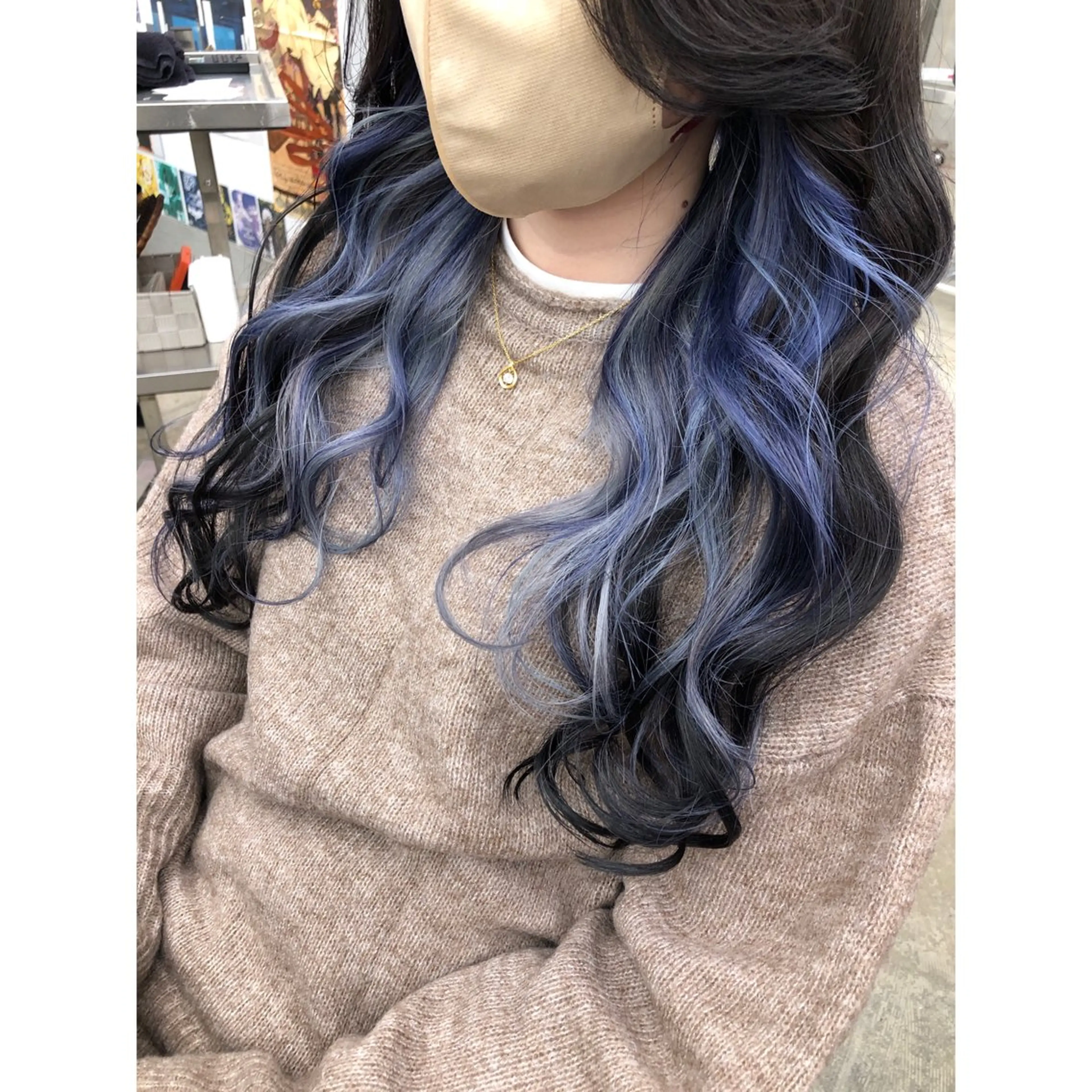 ロング カラー 推しカラー✨ オタク美容師ユウカのヘアスタイル