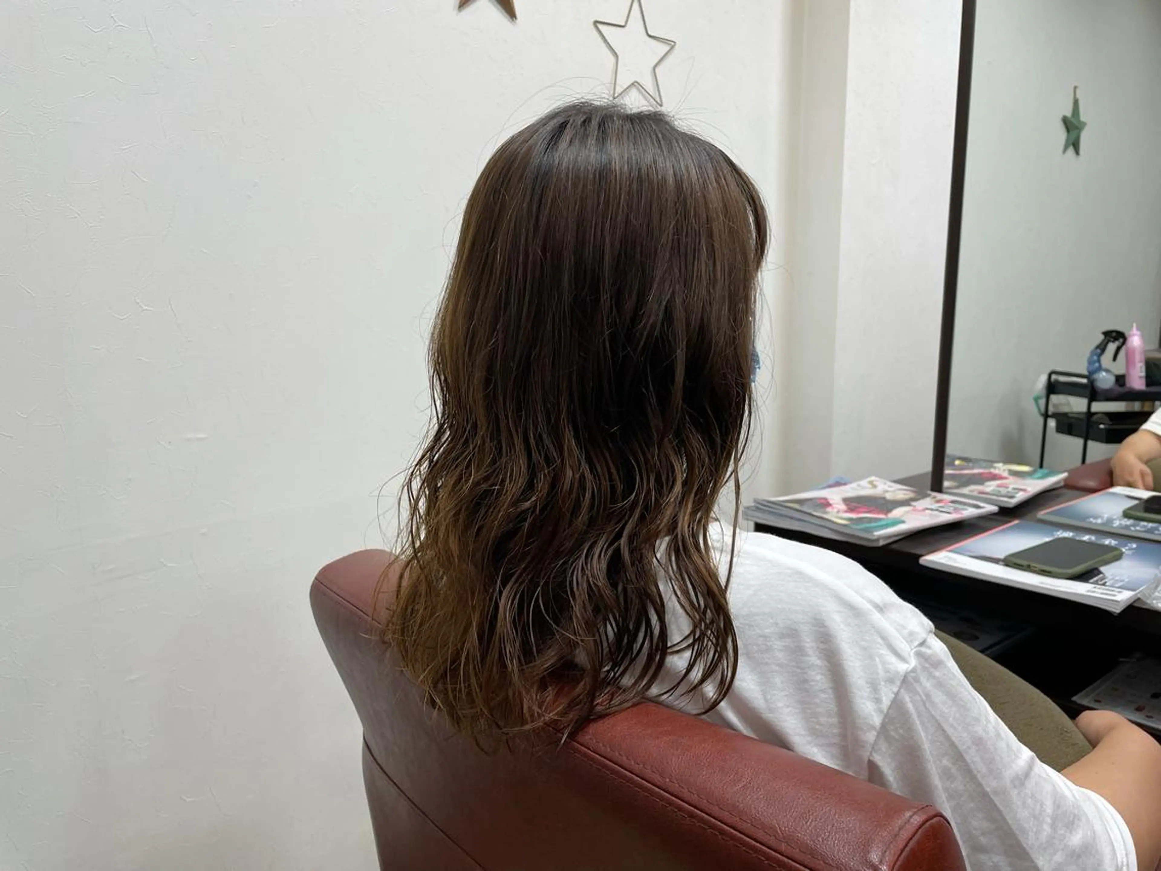 セミロング セミロングパーマ QUATRO ほたかのヘアスタイル