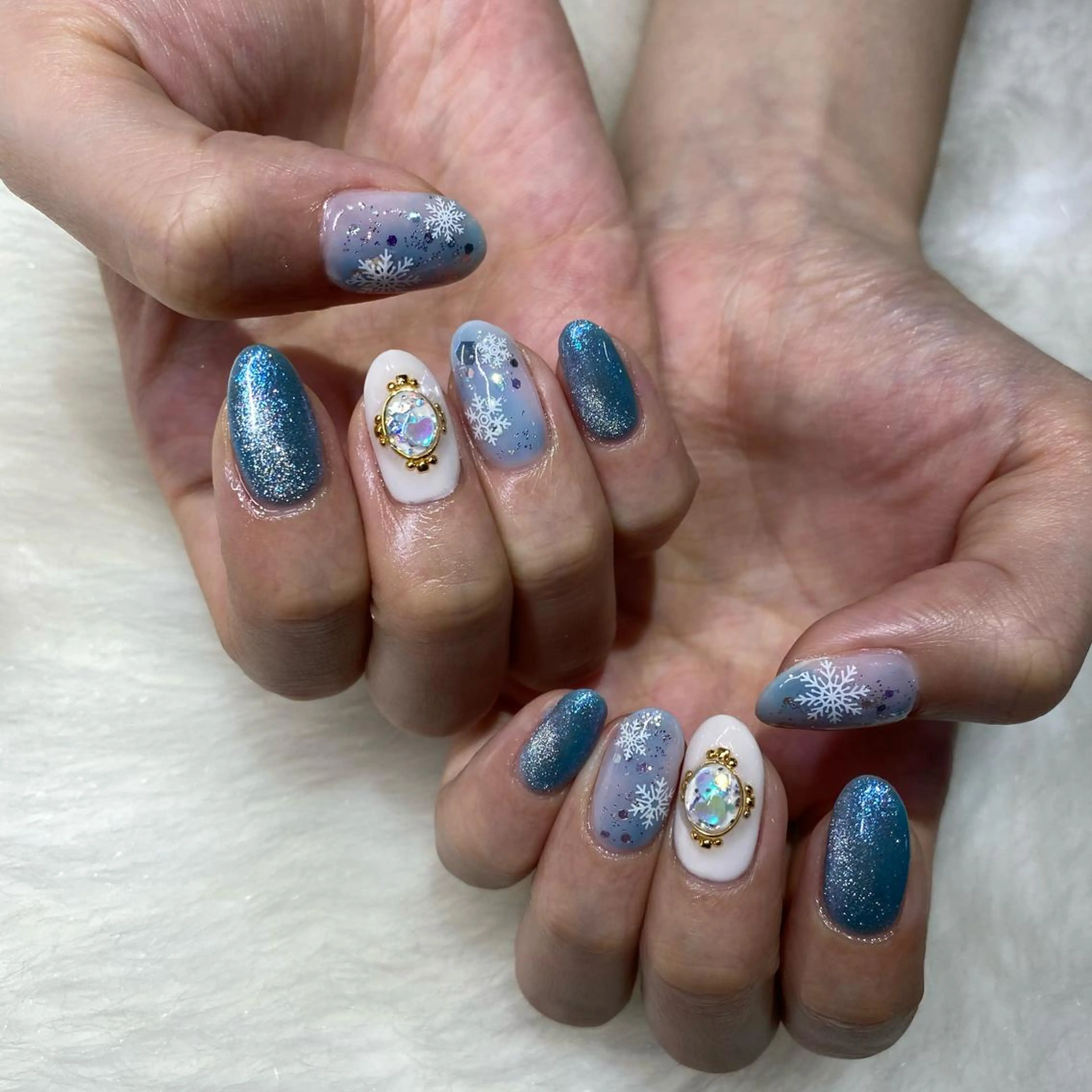 ネイル ジェルネイル Amber21.所属・Nagahama Akariのネイルデザイン