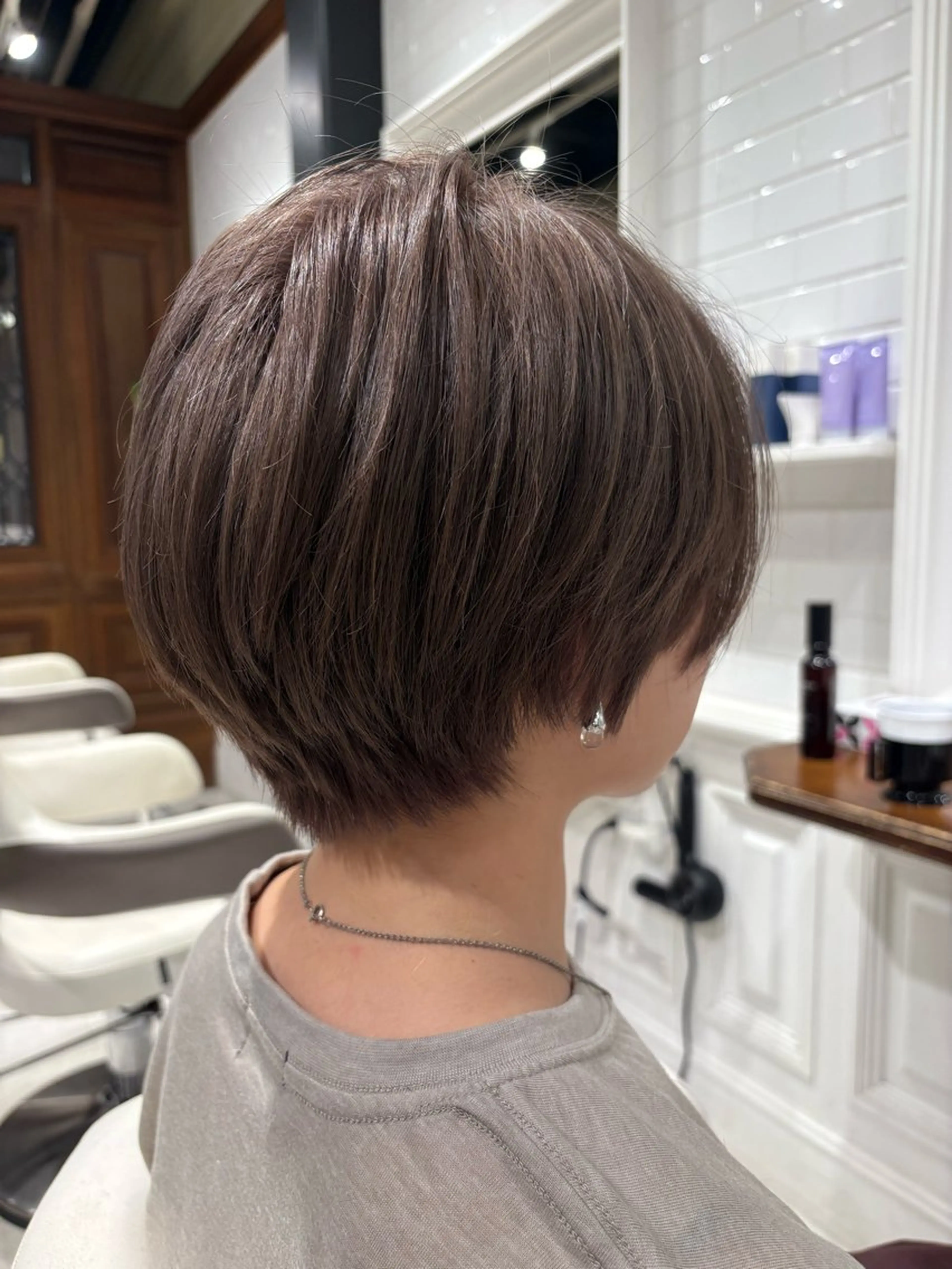 カット＋ブリーチ＋カラーの写真