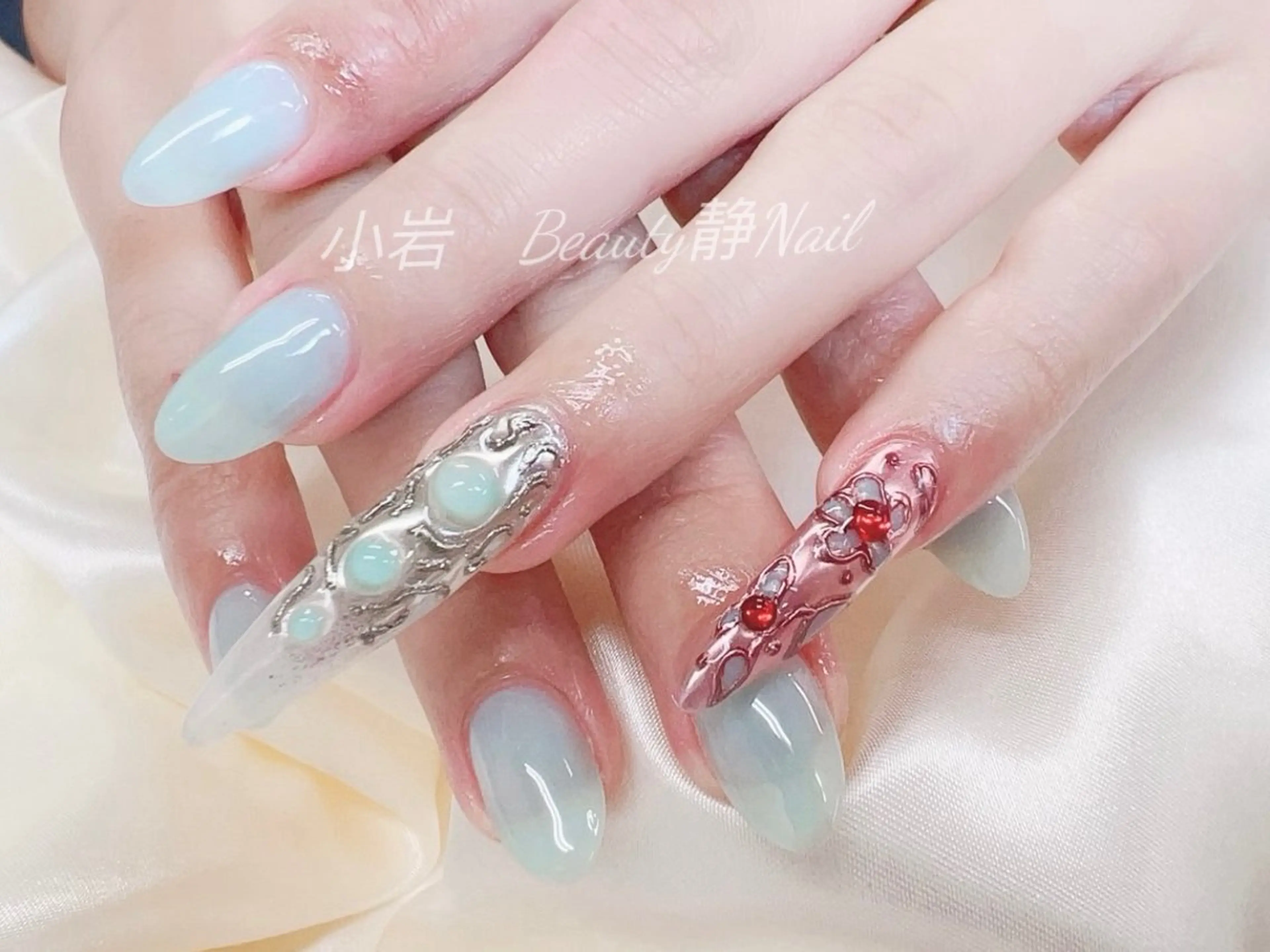 ネイル ワンホンネイル Beauty静 nailのネイルデザイン