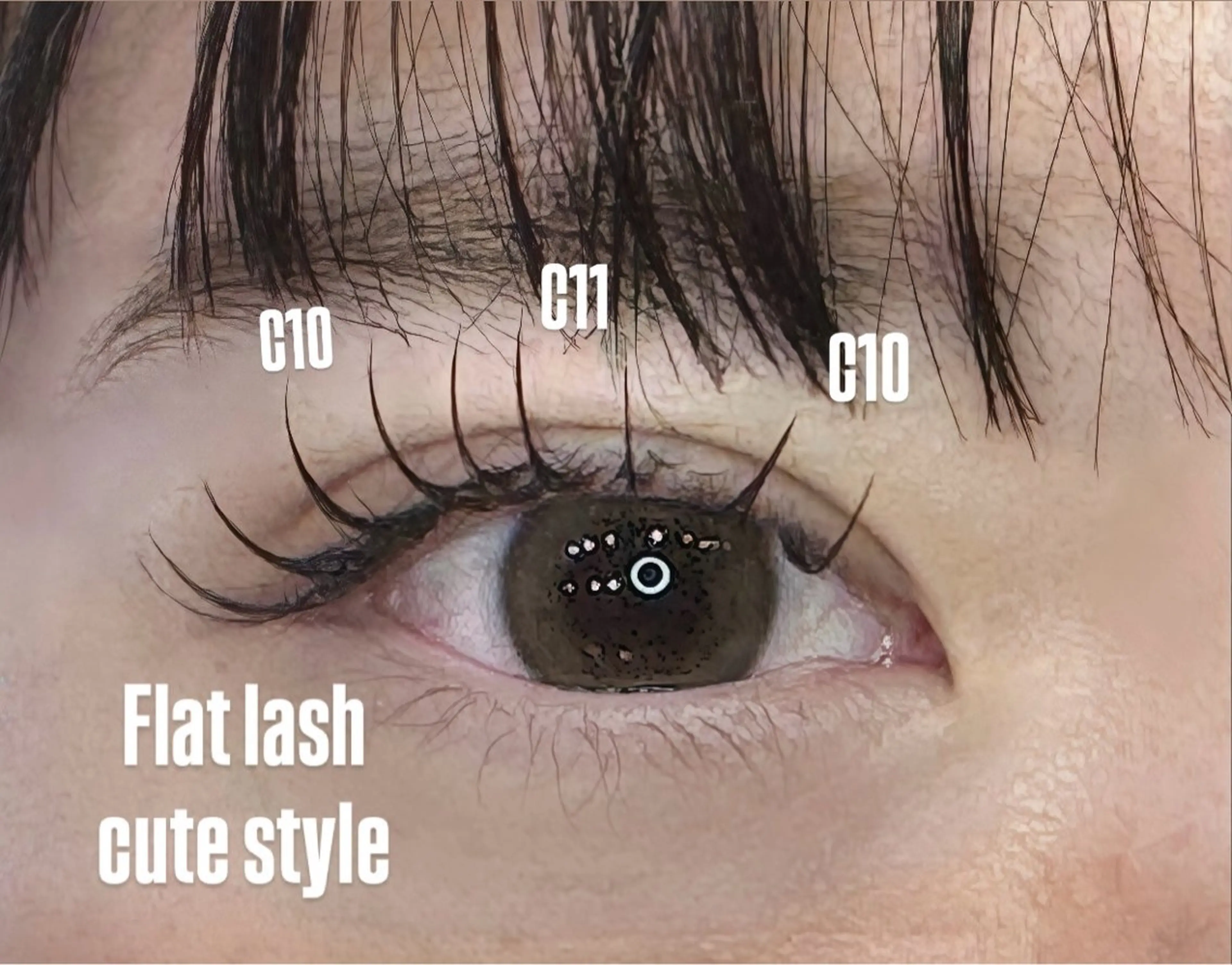 マツエク・マツパ VENUS BELT 新宿所属・VENUS BELT RUIのマツエク・マツパデザイン