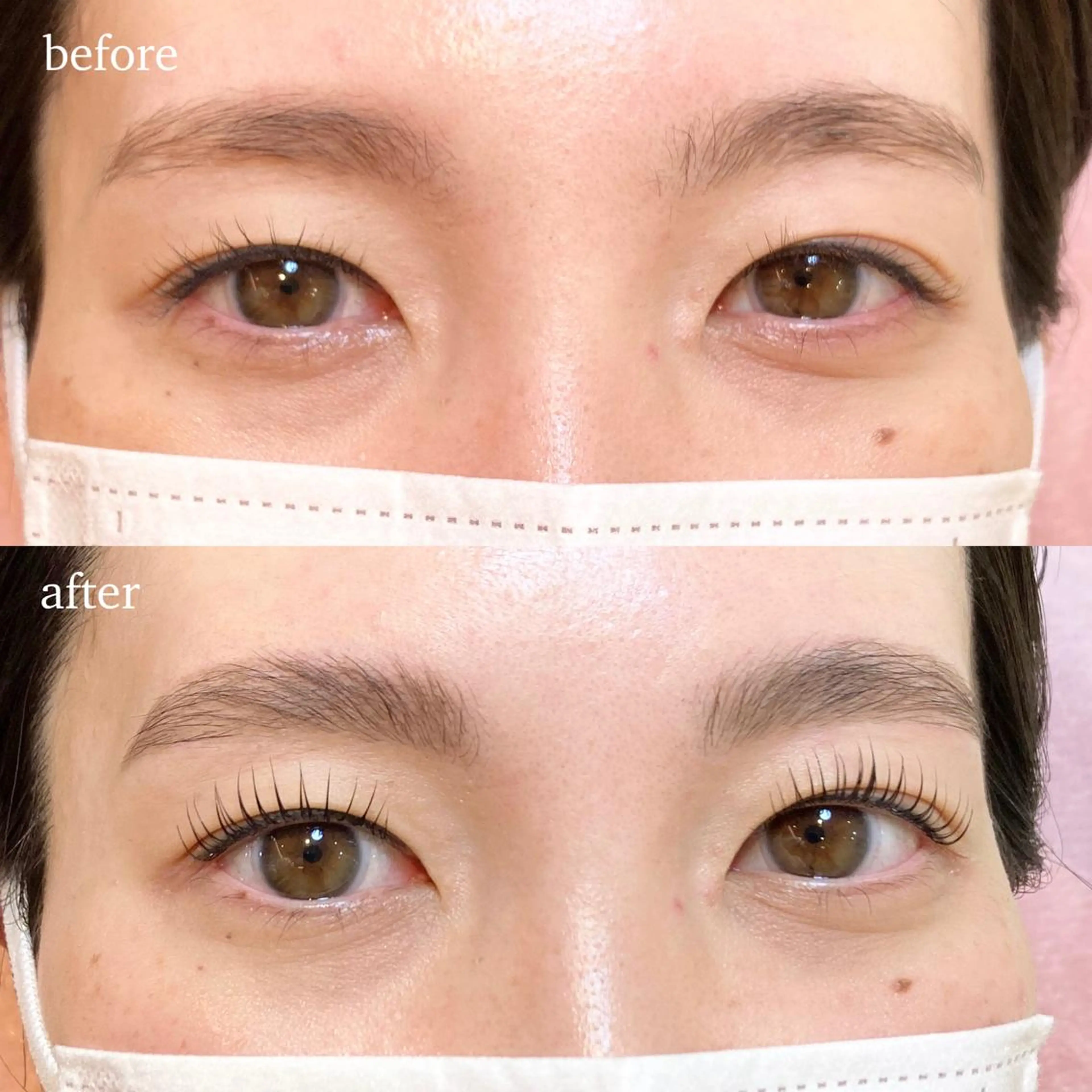 キッズ マツエク・マツパ アイブロウ ハリウッドブロウリフト パリジェンヌラッシュリフト 一重×まつ毛パーマ ワックス脱毛 sola: neolive出沼のマツエク・マツパデザイン