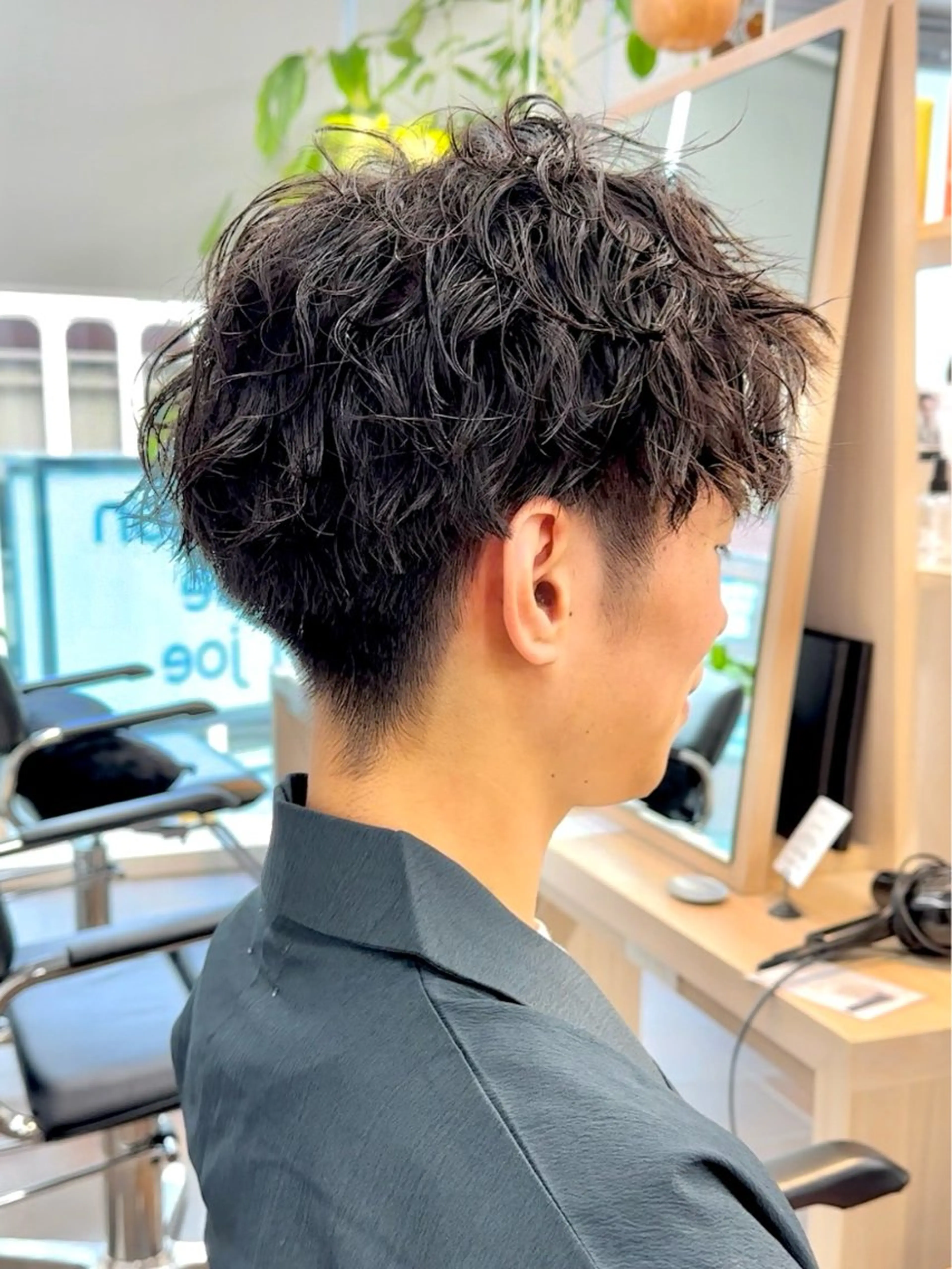 ショート パーマ メンズ カット パーマ 奥東巧真 /パーマスタイル✨のヘアスタイル