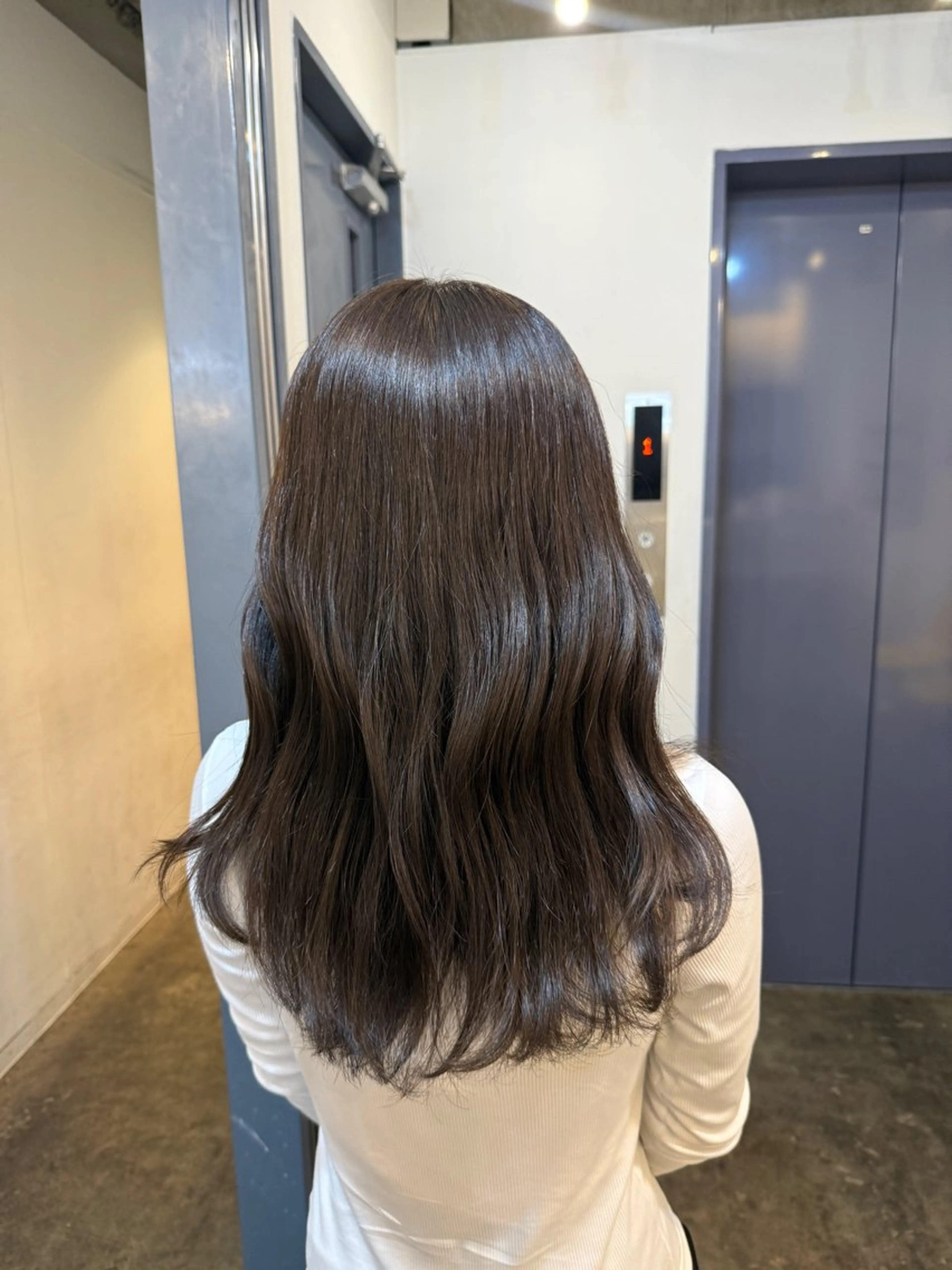 ミディアム 縮毛矯正/レイヤー カット⭐️SHOTAのヘアスタイル