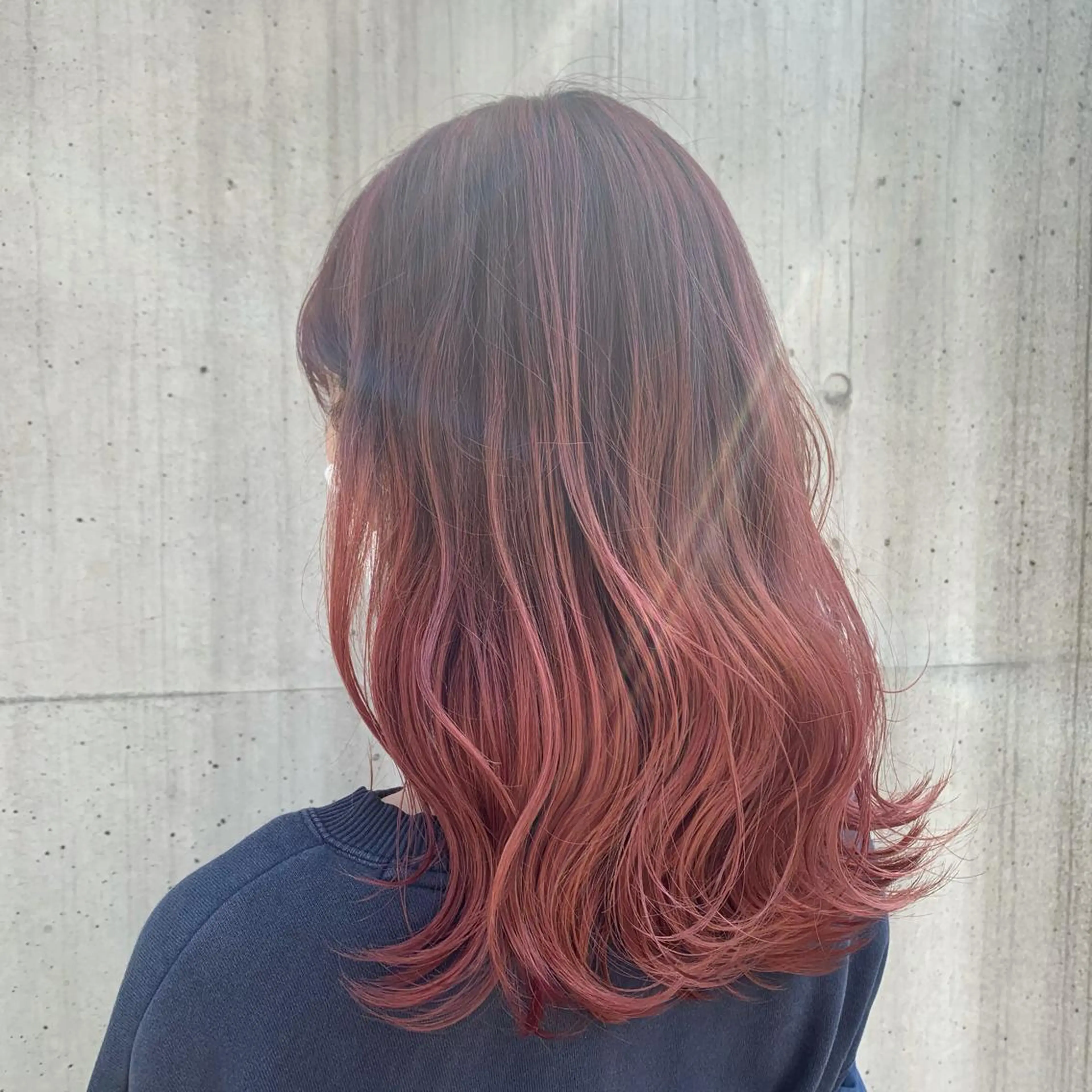 ロング カラー ボブ/インナーカラー ショート/佐野祥子のヘアスタイル