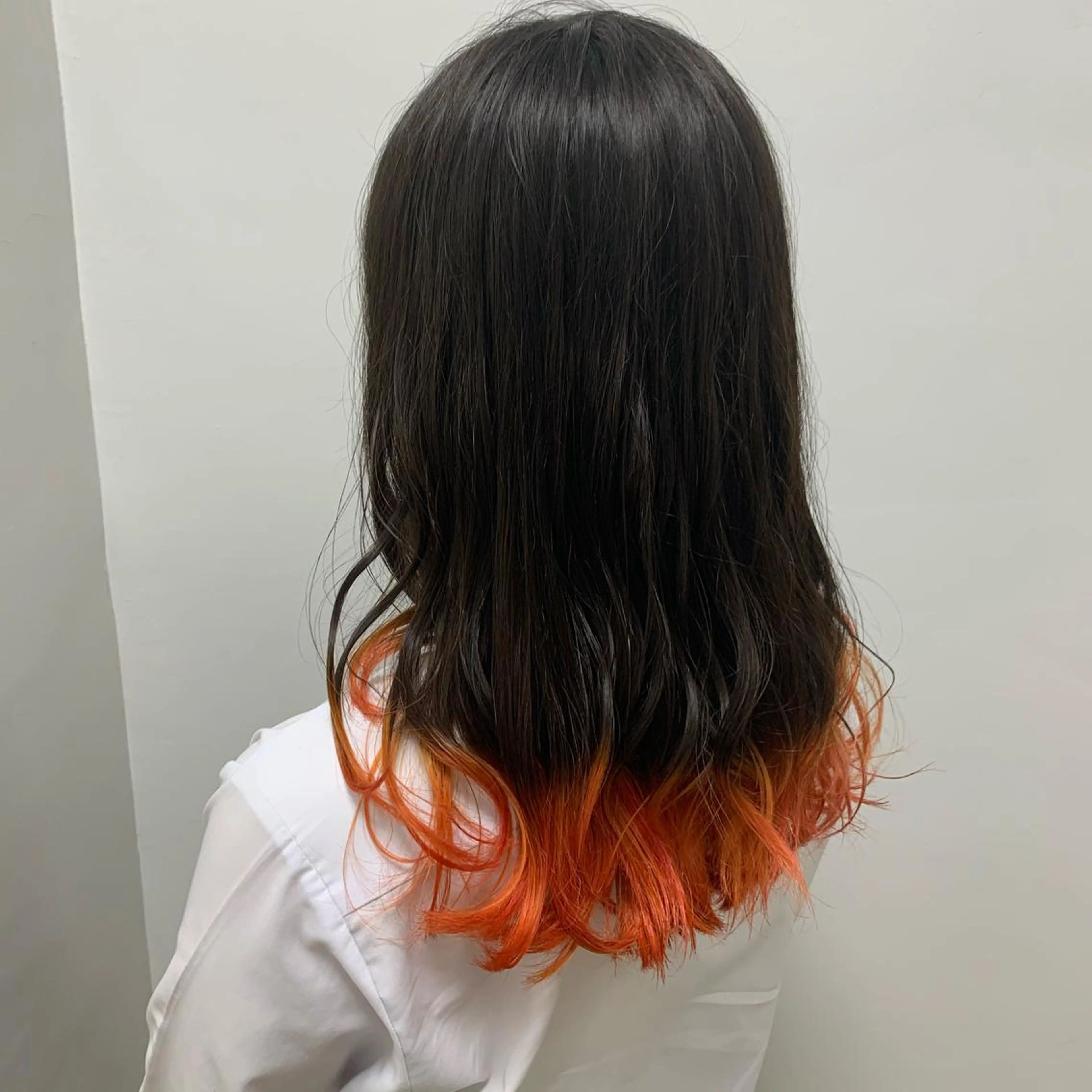 セミロング カラー I'S.横浜所属・赤み消しカラー 🍀JUNKIのヘアスタイル