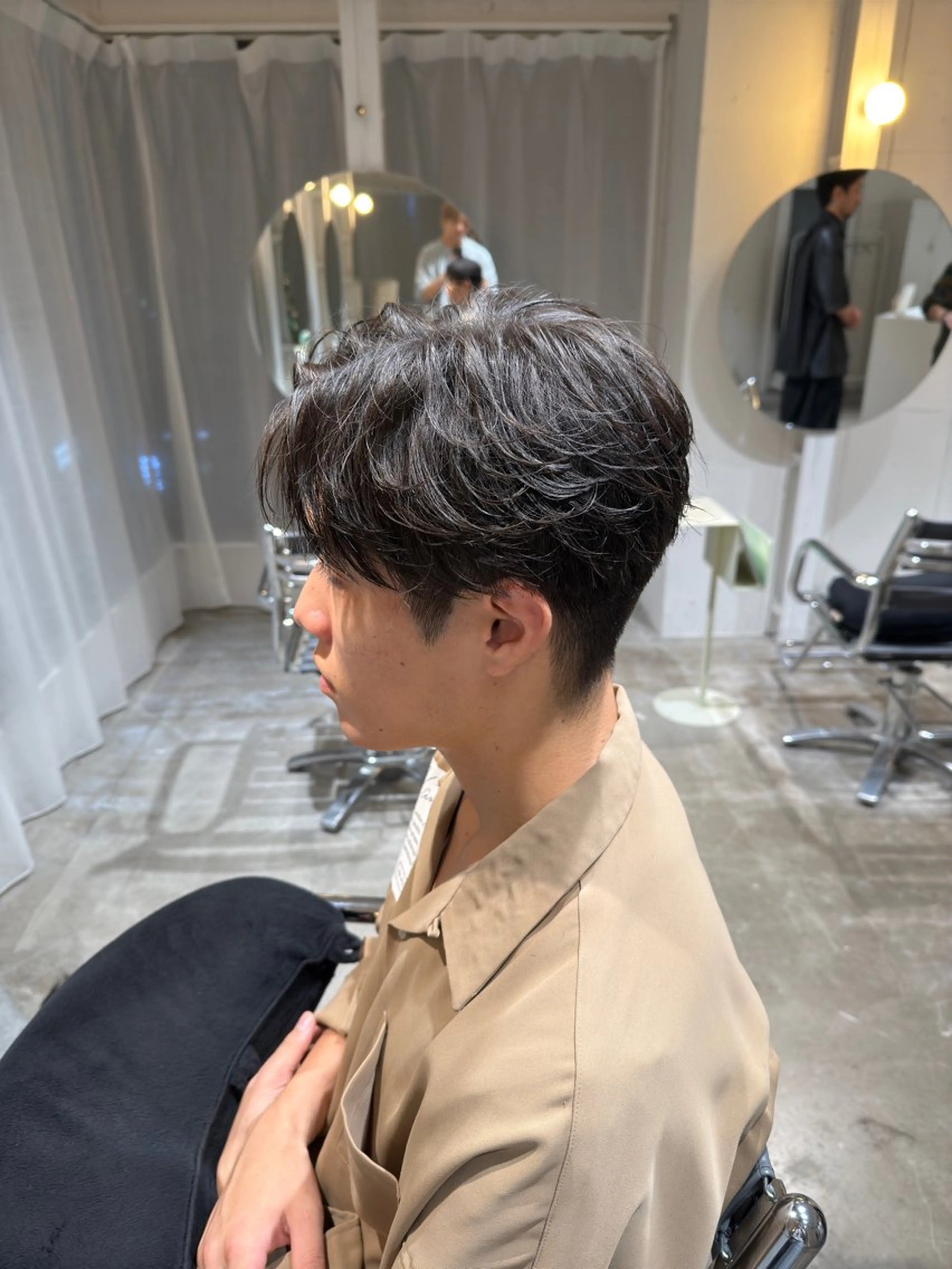 メンズ メンズパーマ 新城 駿之介のヘアスタイル