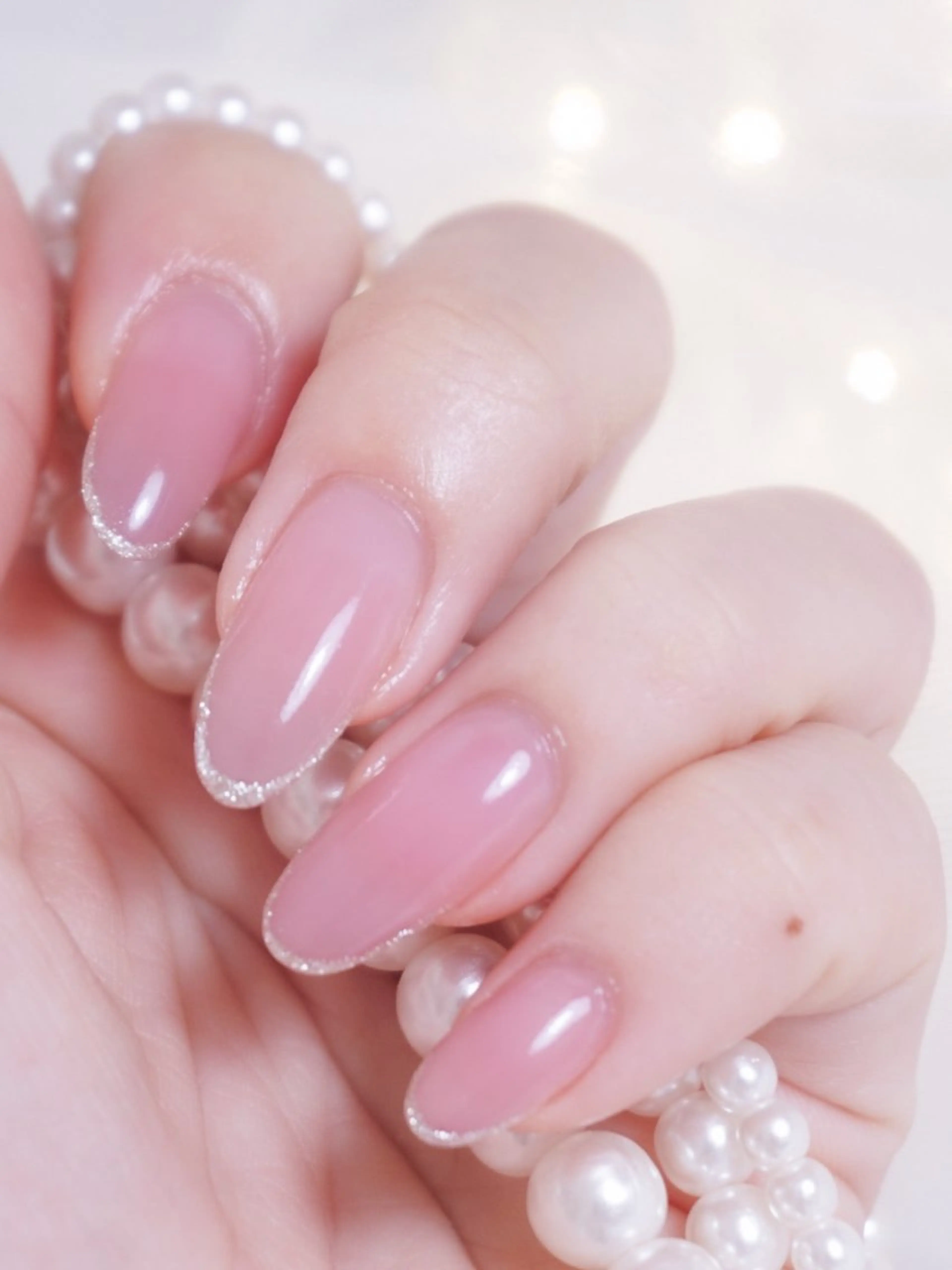 ネイル ラメ(グリッター) ワンカラーネイル With nail mamiのネイルデザイン