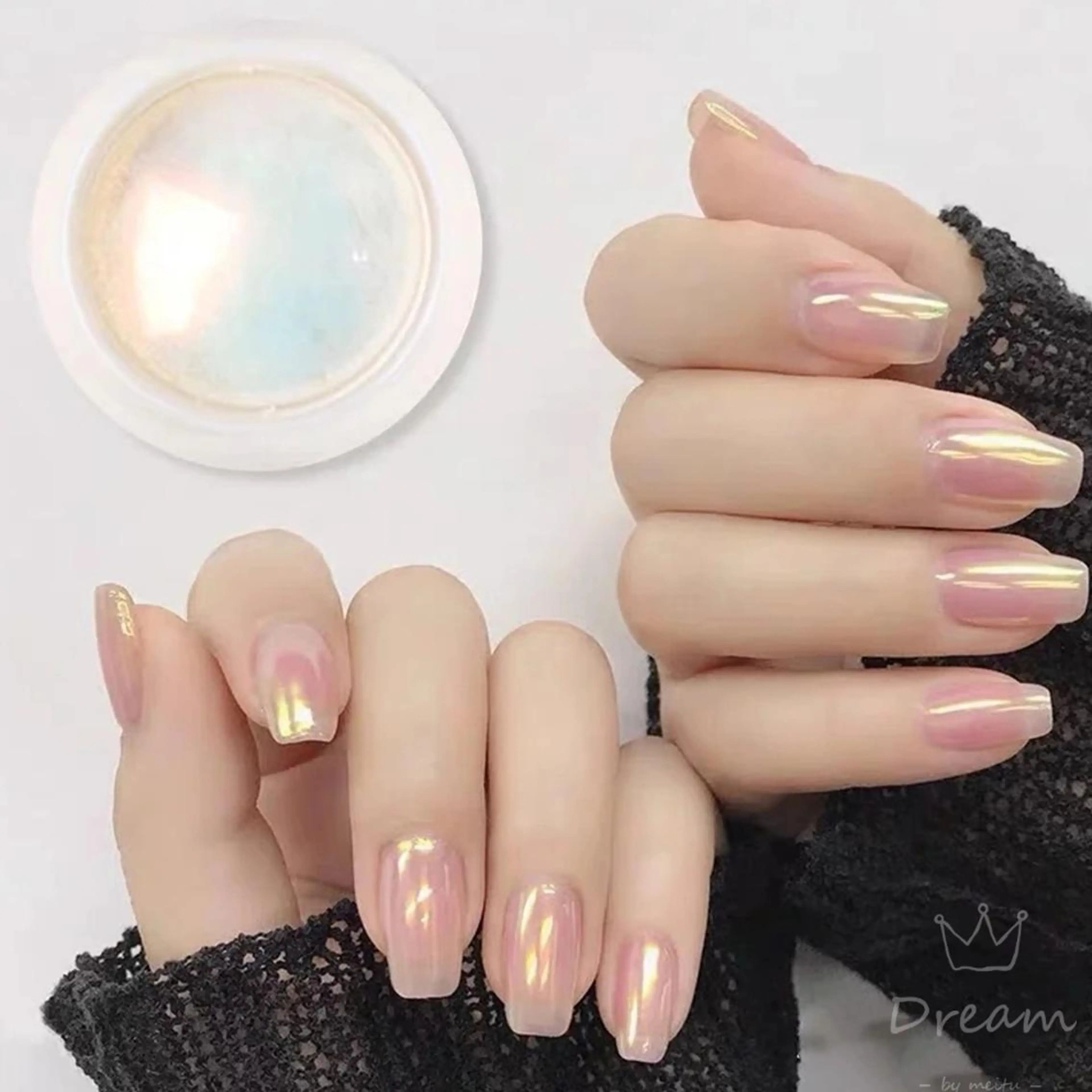 ネイル ハンドネイル ネイリストゆか💅 長さだし、深爪矯正のネイルデザイン