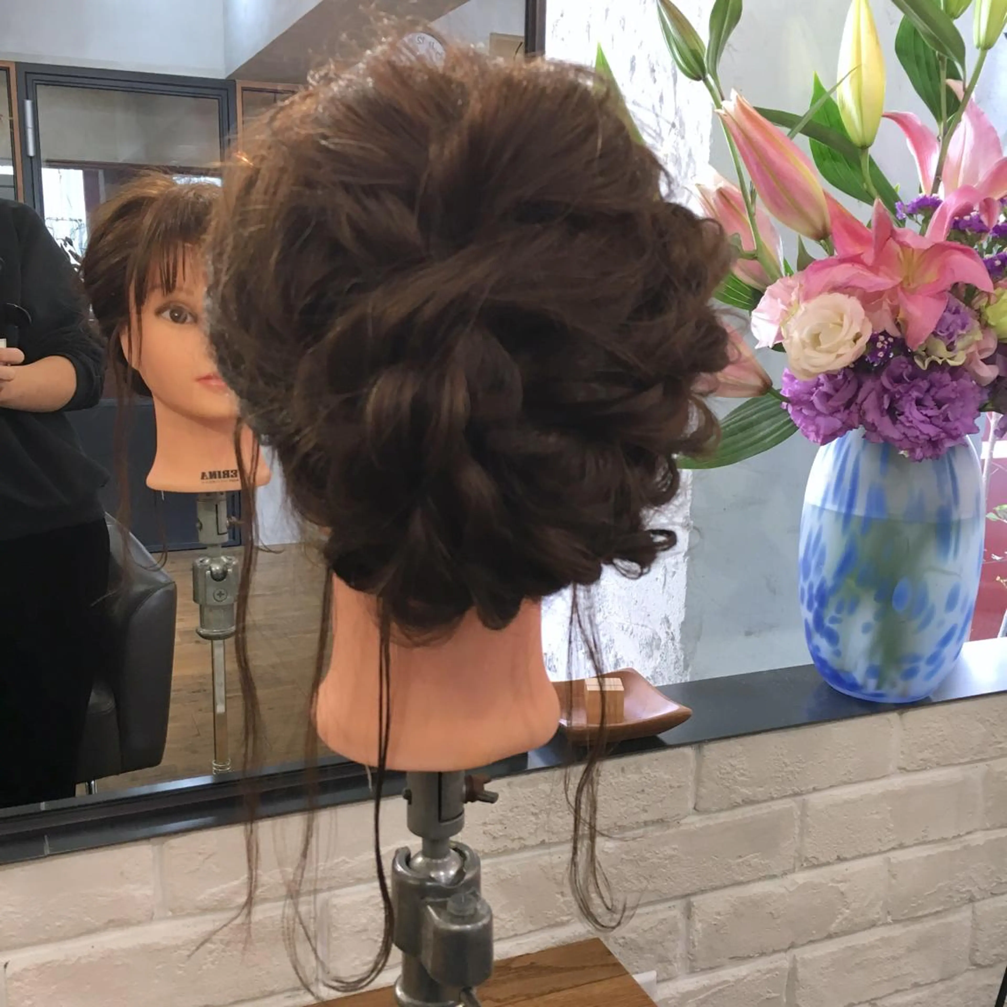 セミロング ヘアアレンジ 上川 美幸のヘアスタイル