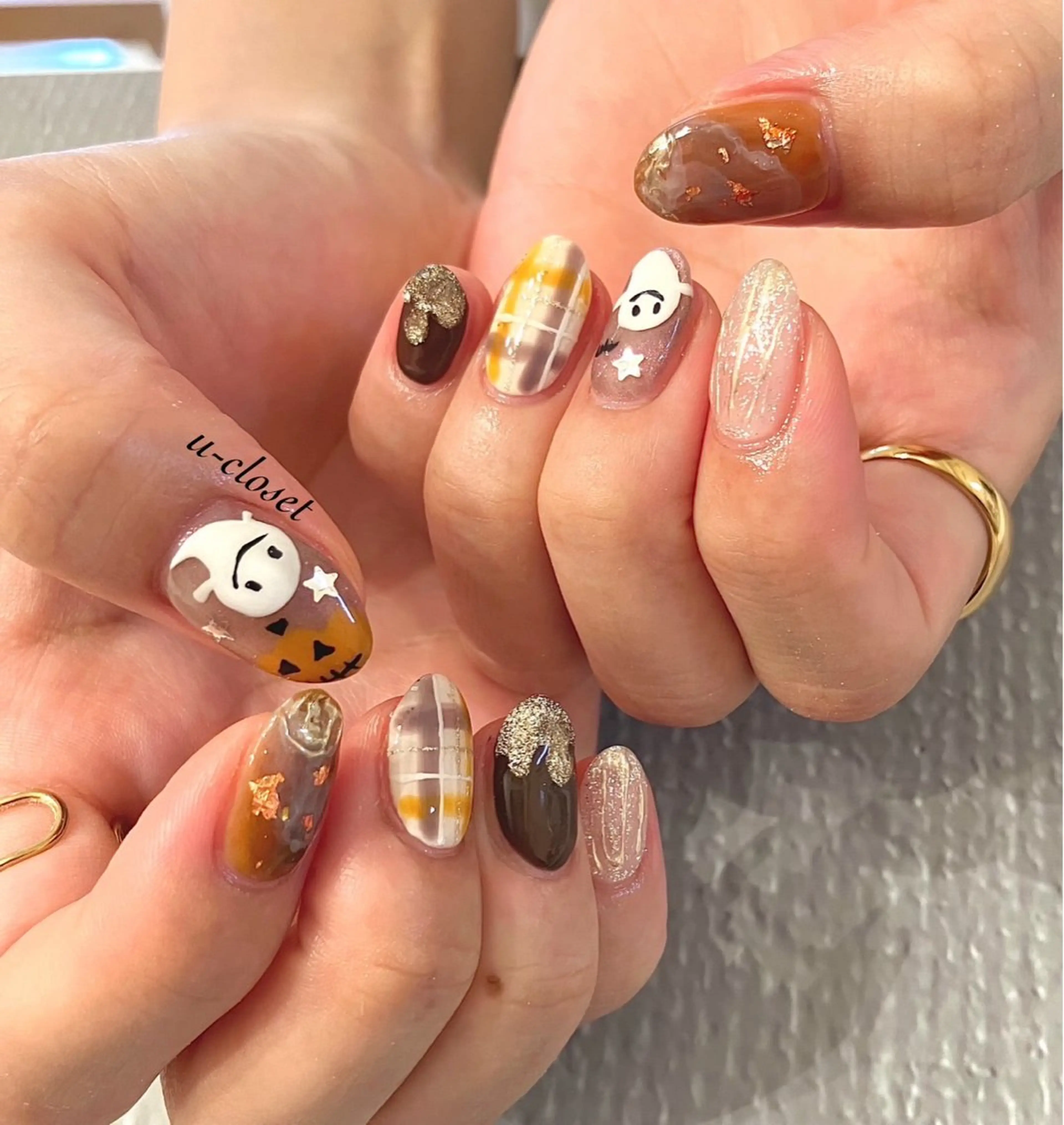 ネイル ハンドネイル u closetのネイルデザイン