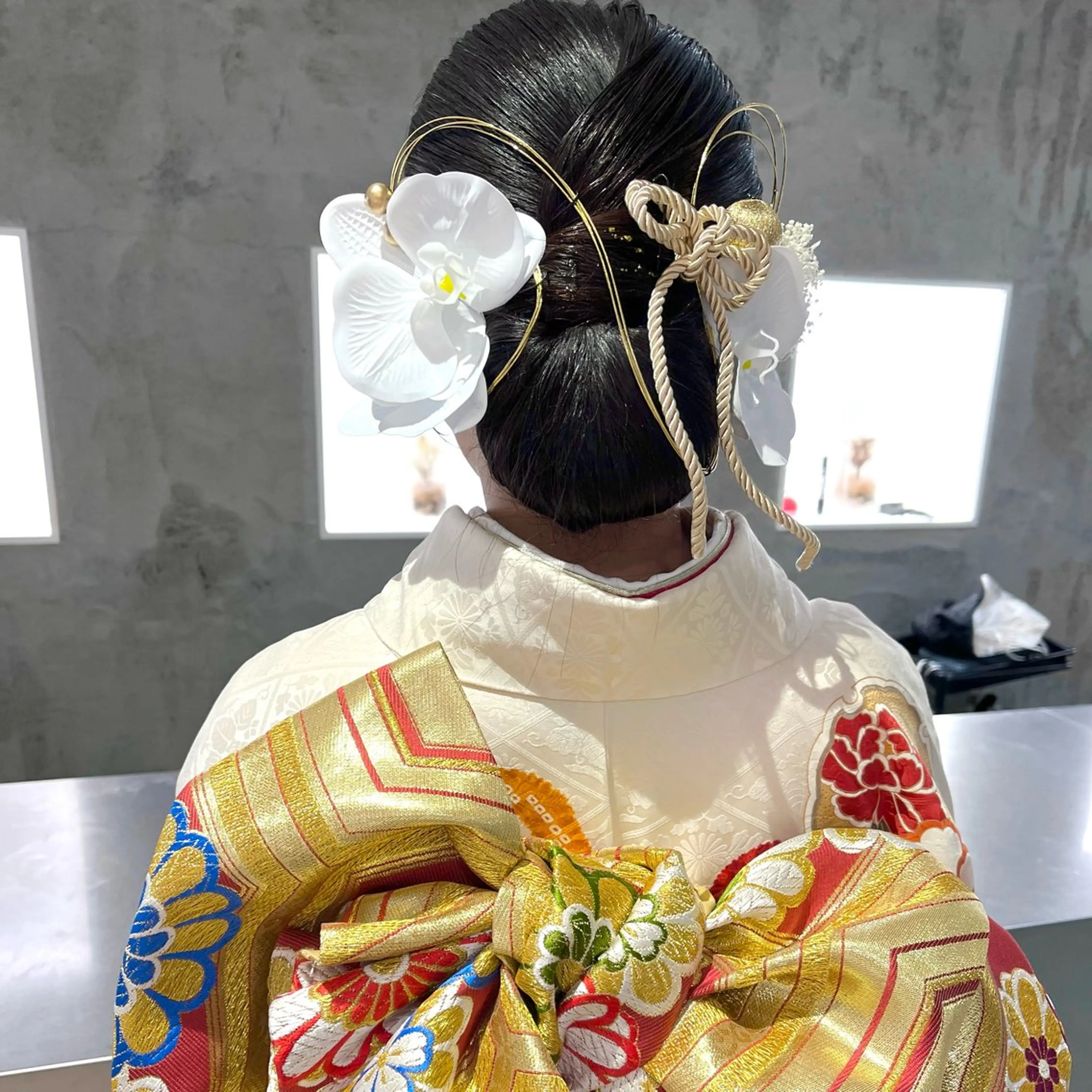 ロング ヘアアレンジ 成人式 着付け 透明感カラー/ 髪質改善/着付けのその他イメージ