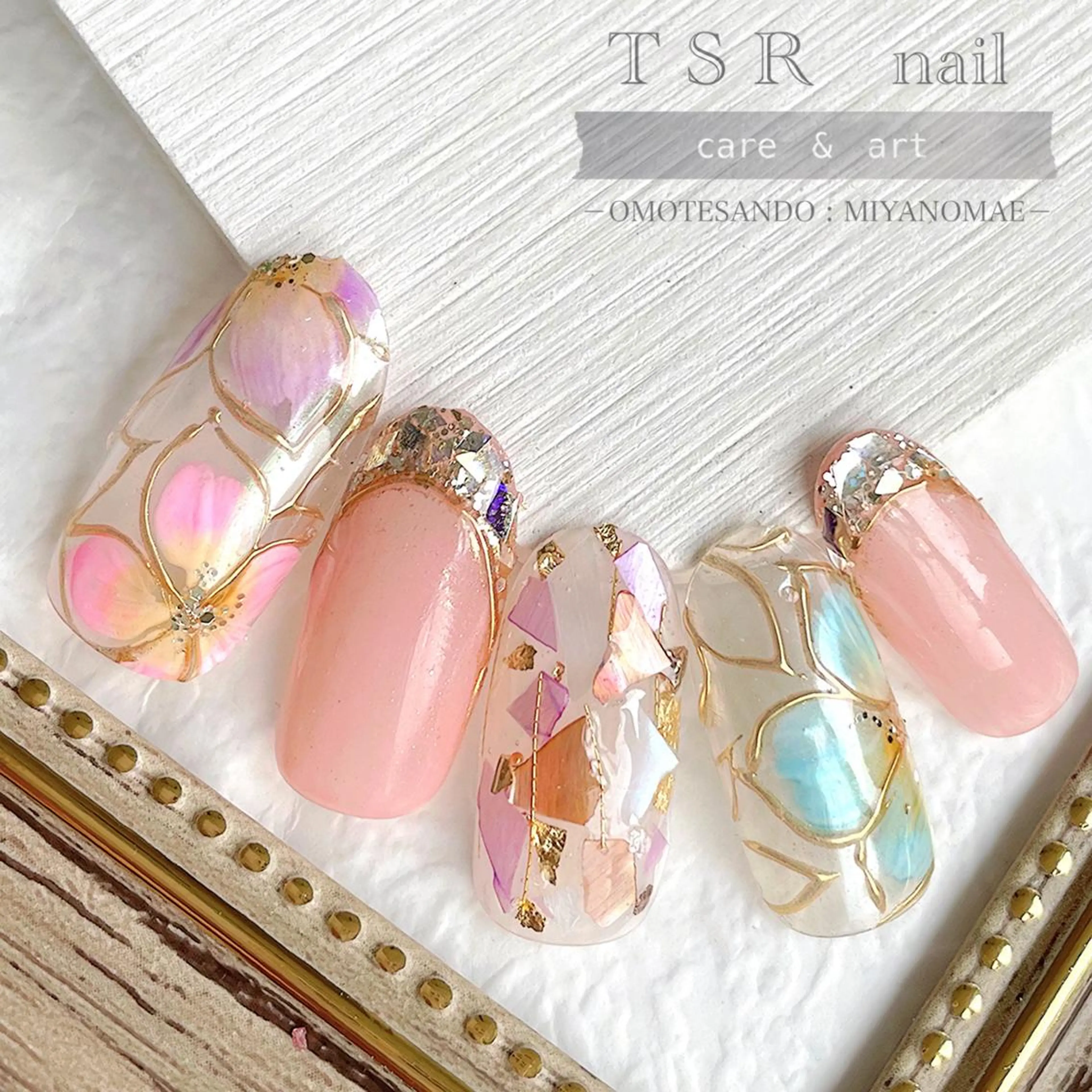 ネイル ハンドネイル ハンドケア 爪咲 りり花のネイルデザイン