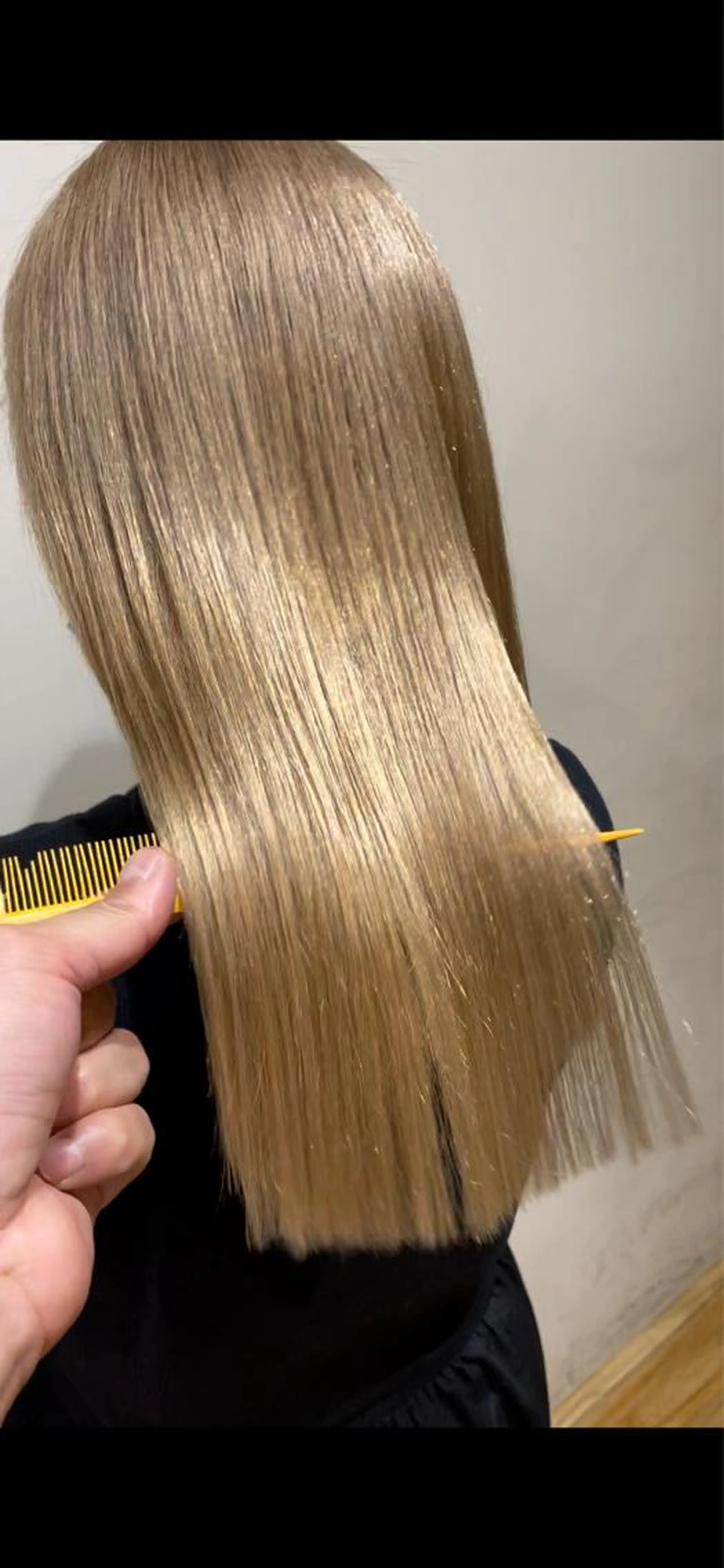 【💛大人気💛】似合わせカット➕酸性髪質改善ストレート➕TRの写真