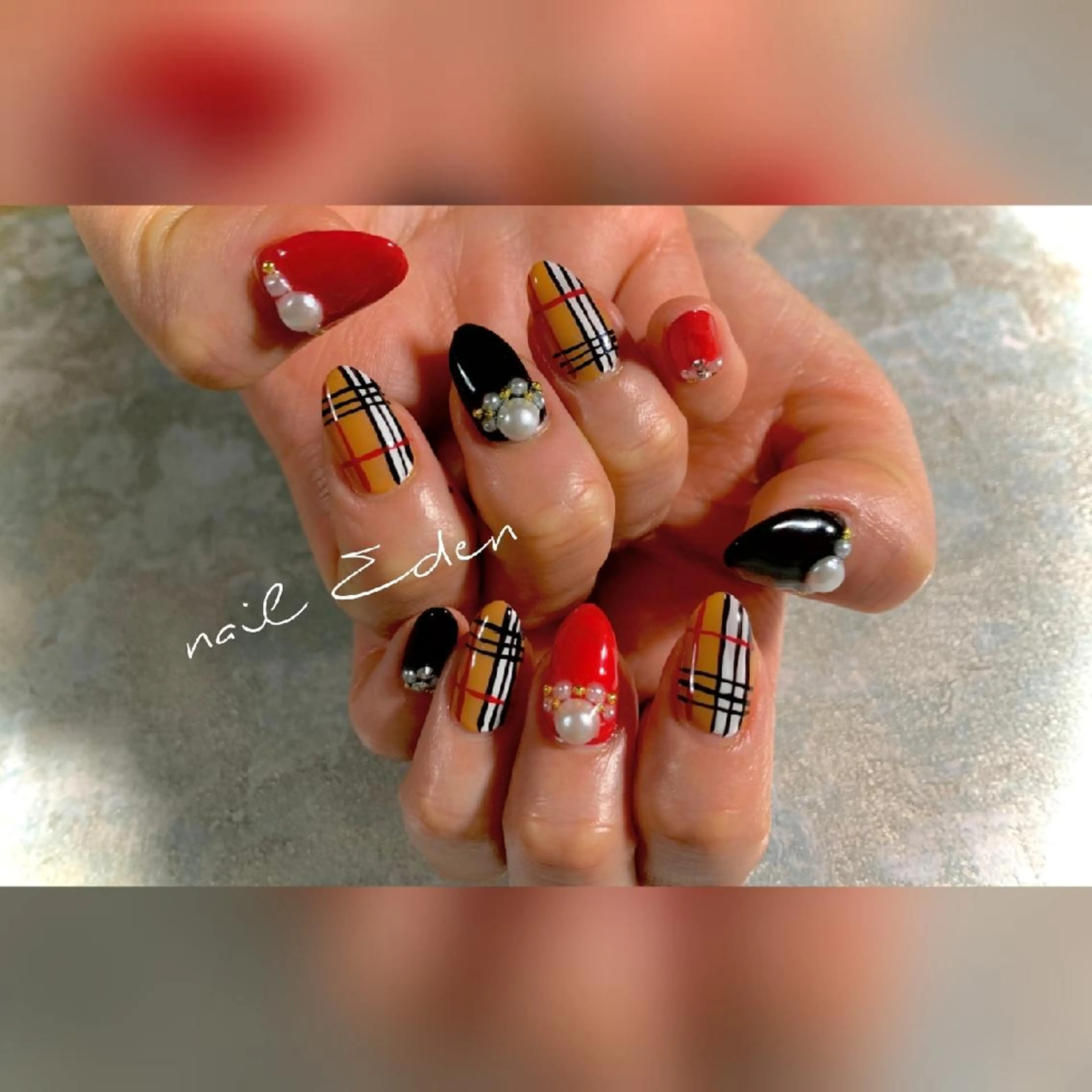 ネイル 持ち込み ハンドネイル ハンドケア Eden　private nail saron所属・Eden ♾️のネイルデザイン