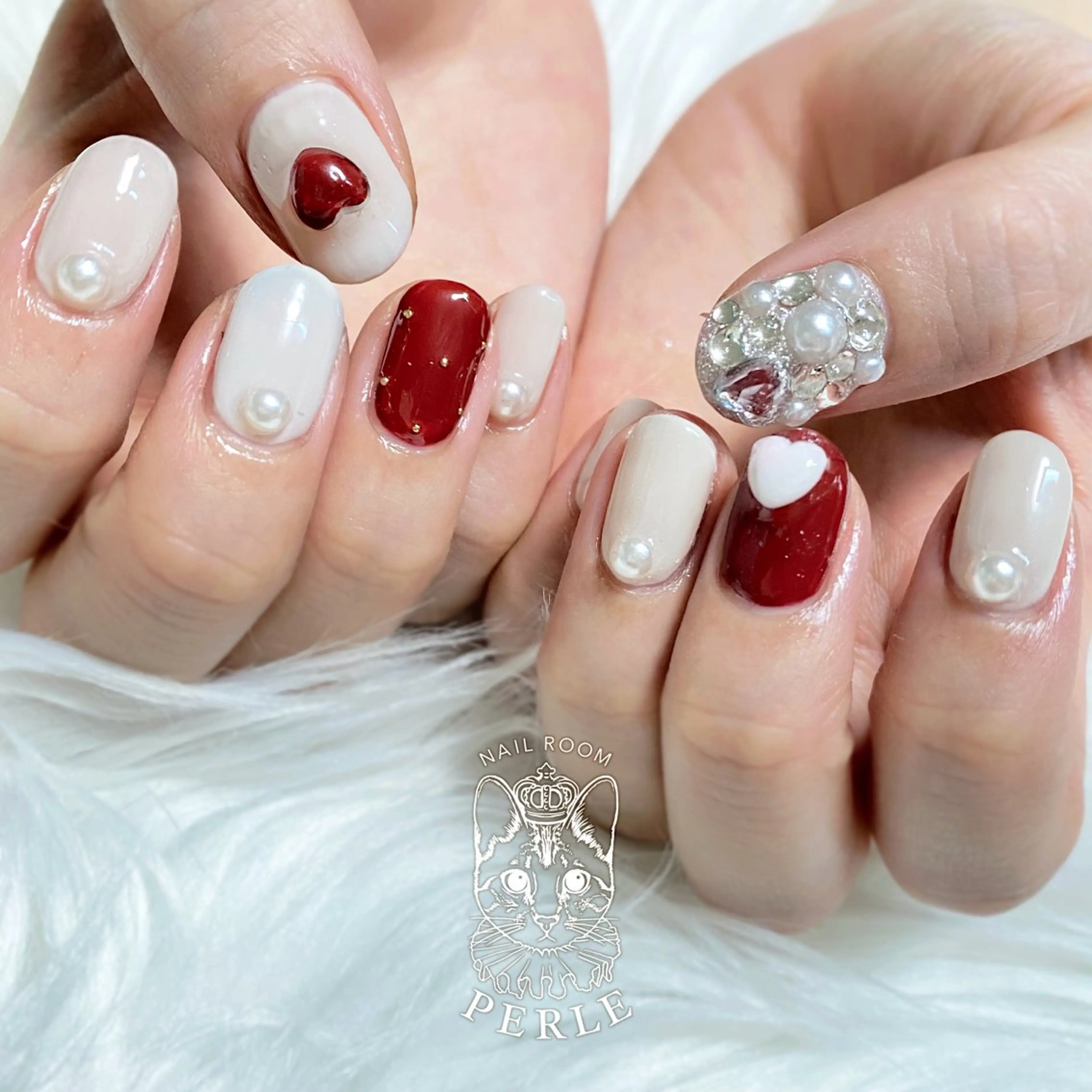 ネイル ハンドネイル nail room Perleのネイルデザイン