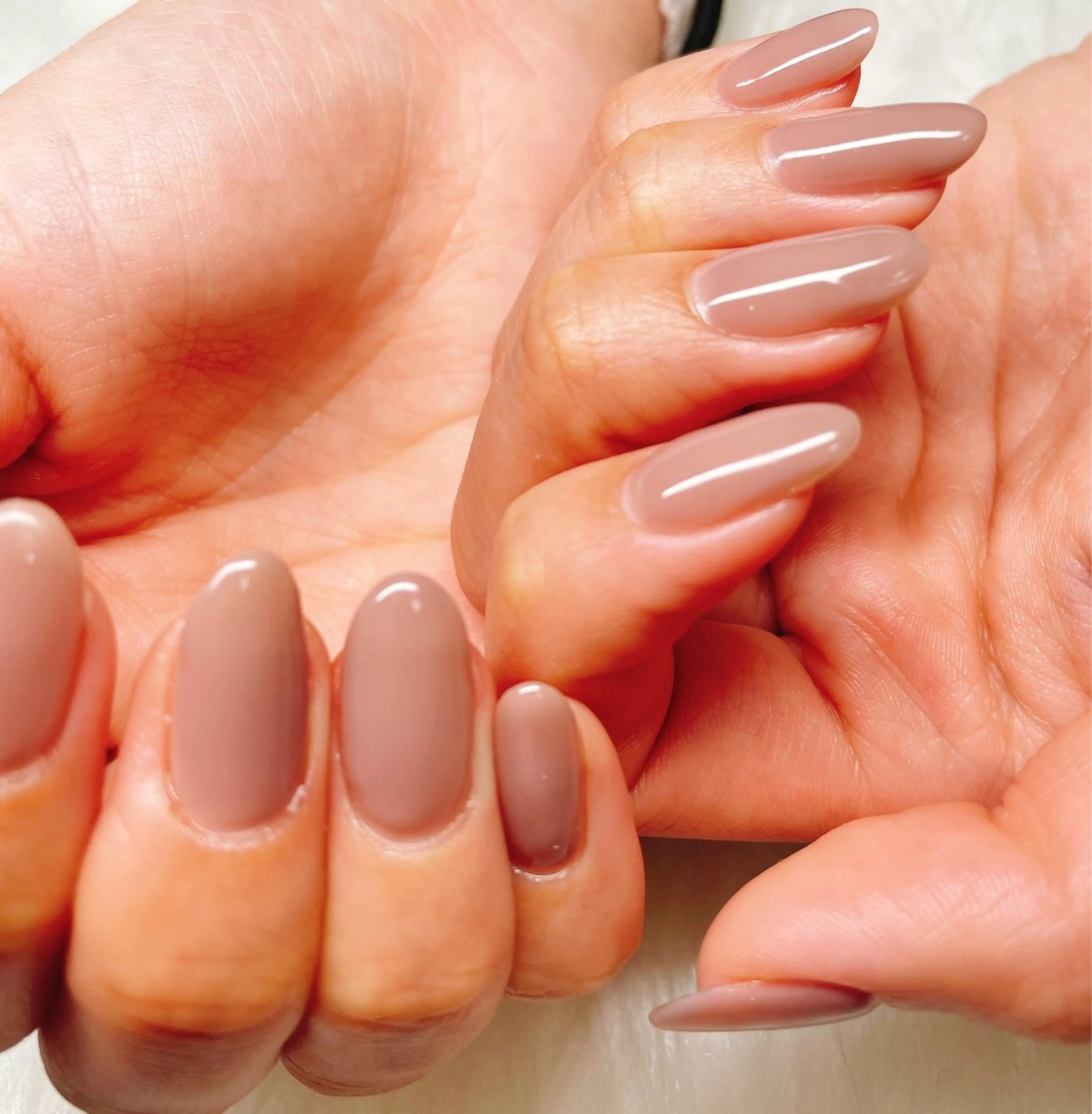 ネイル オフィスネイル ワンカラーネイル Beauty salon 100＋大鳥居店所属・100＋大鳥居店 MIKAのネイルデザイン