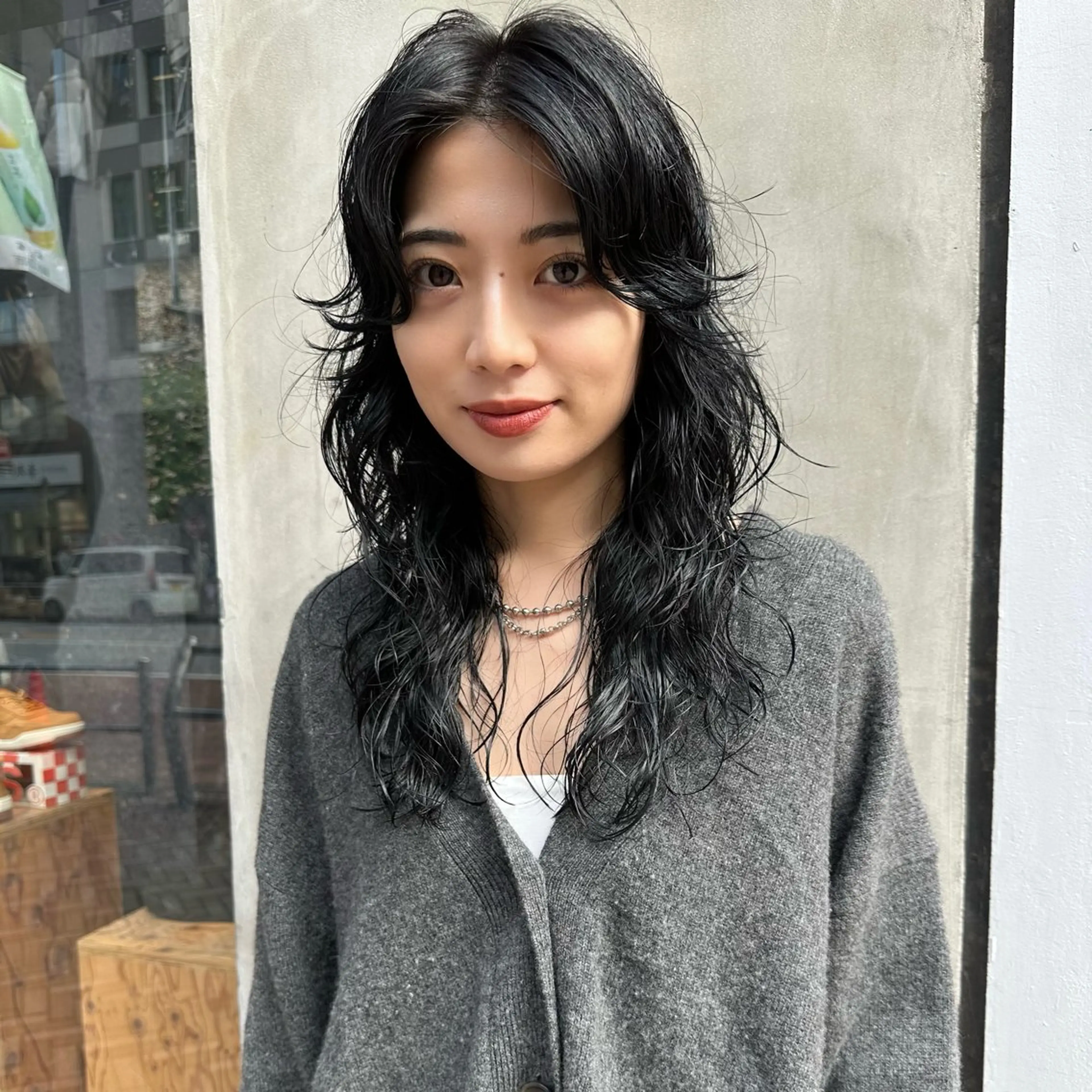 セミロング パーマ 🌀perm 🌀のヘアスタイル