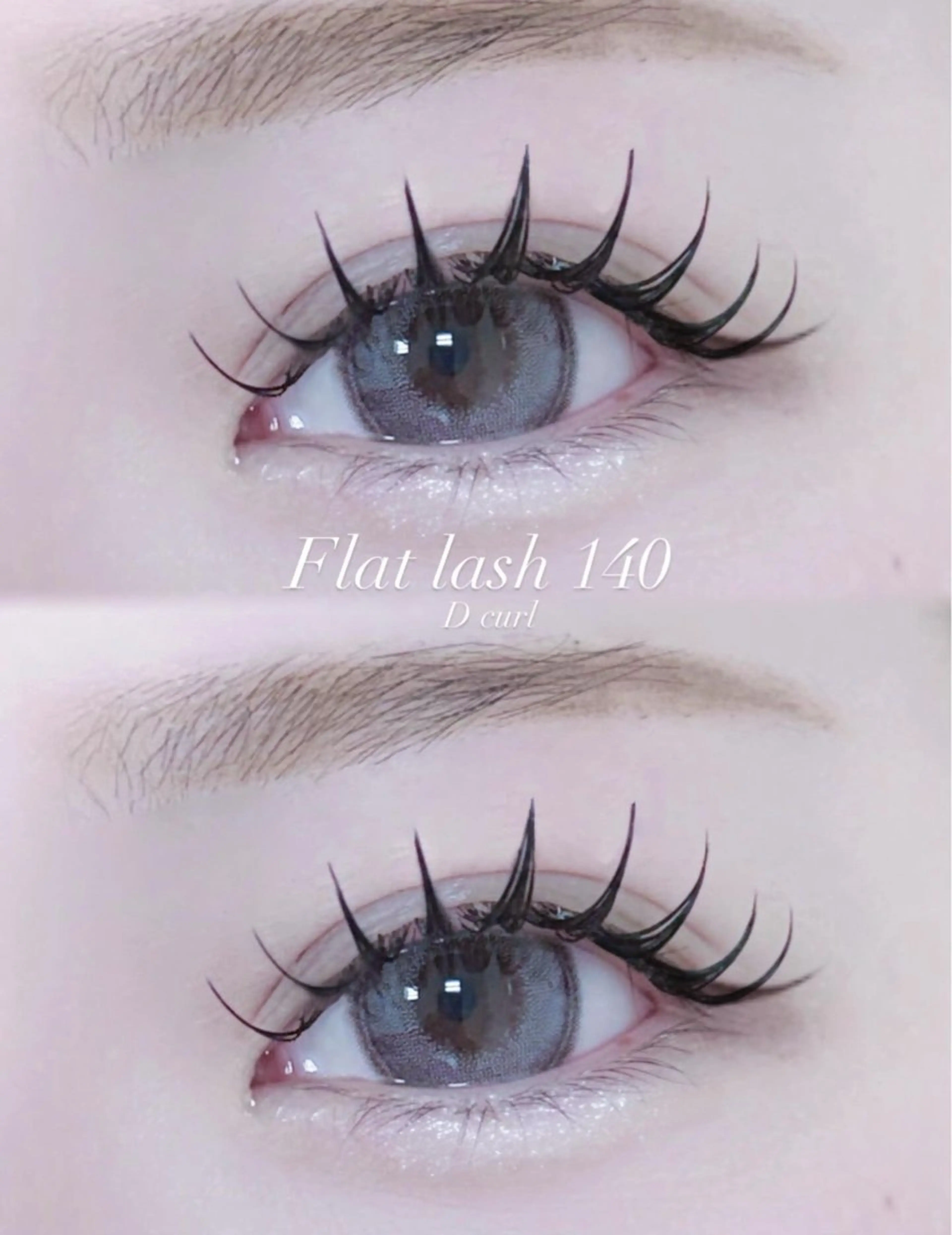 🪄デザイン選べるマツエク140本（フラットラッシュ）コーティング付き🫧の写真