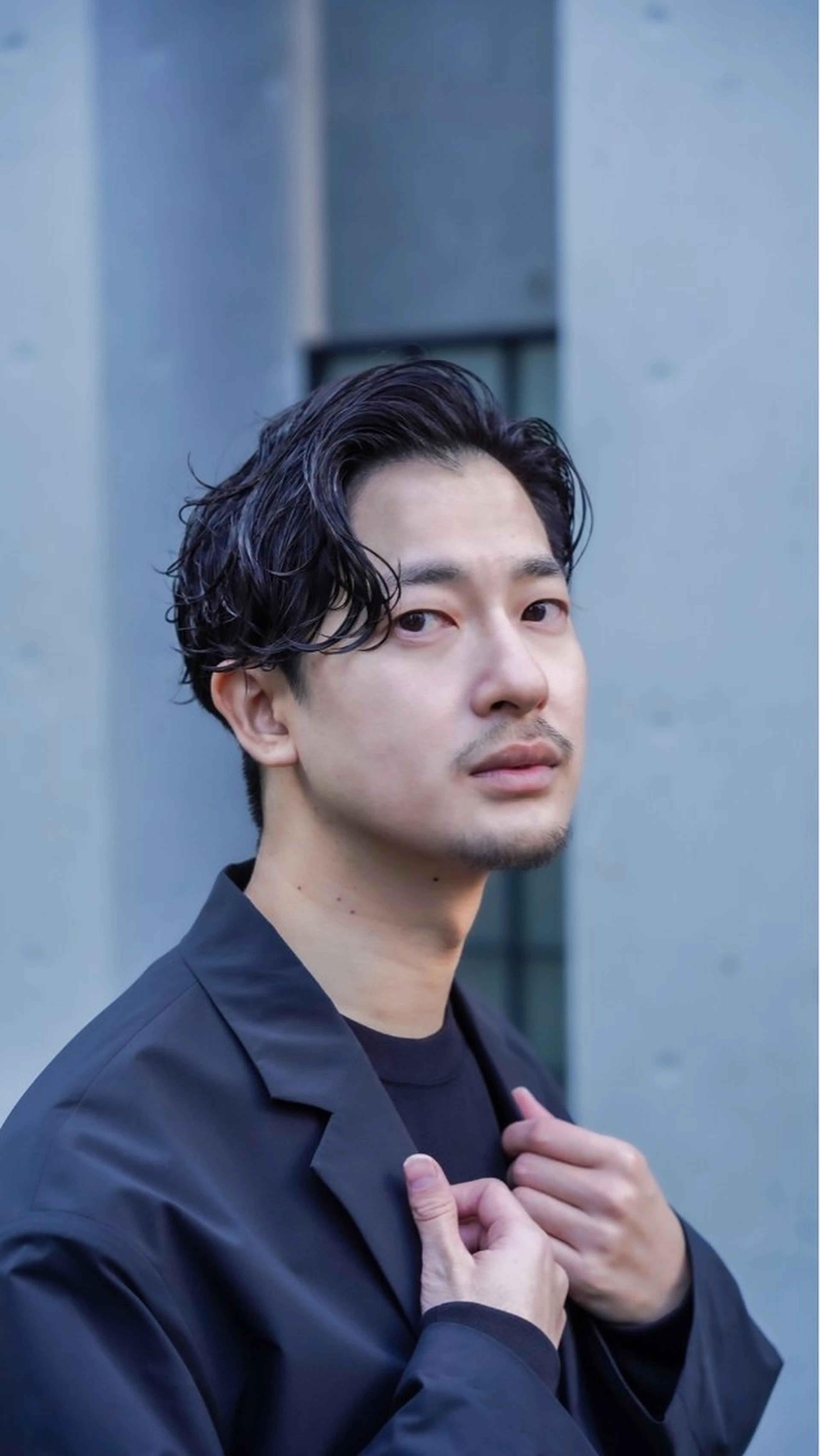 パーマ メンズ カット パーマ retouch by fifth銀座店所属・安藤幹人 メンズパーマのヘアスタイル