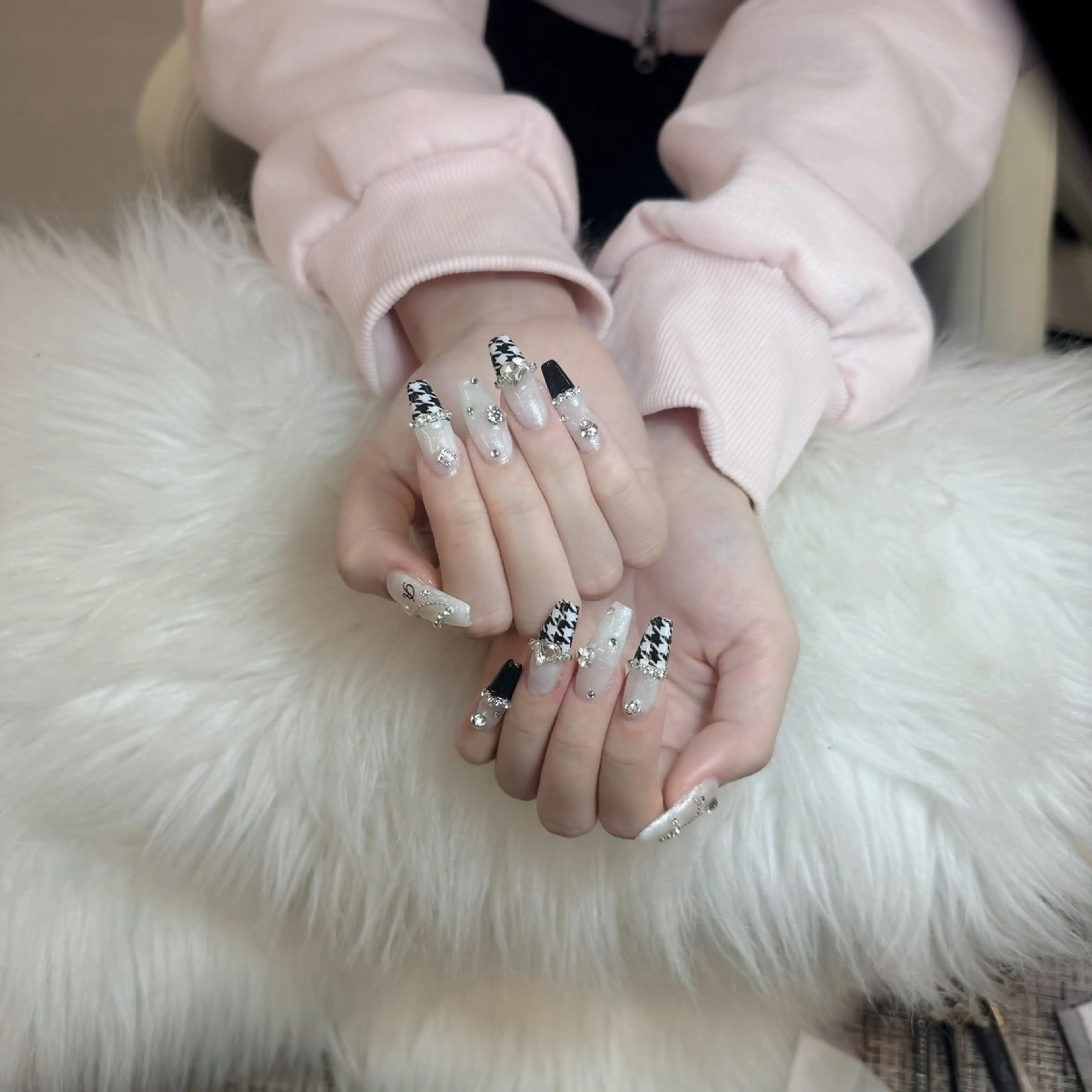 ネイル アートネイル フレンチネイル ジェルネイル 韓国ネイル マグネットネイル Lenie Shinokuboのネイルデザイン