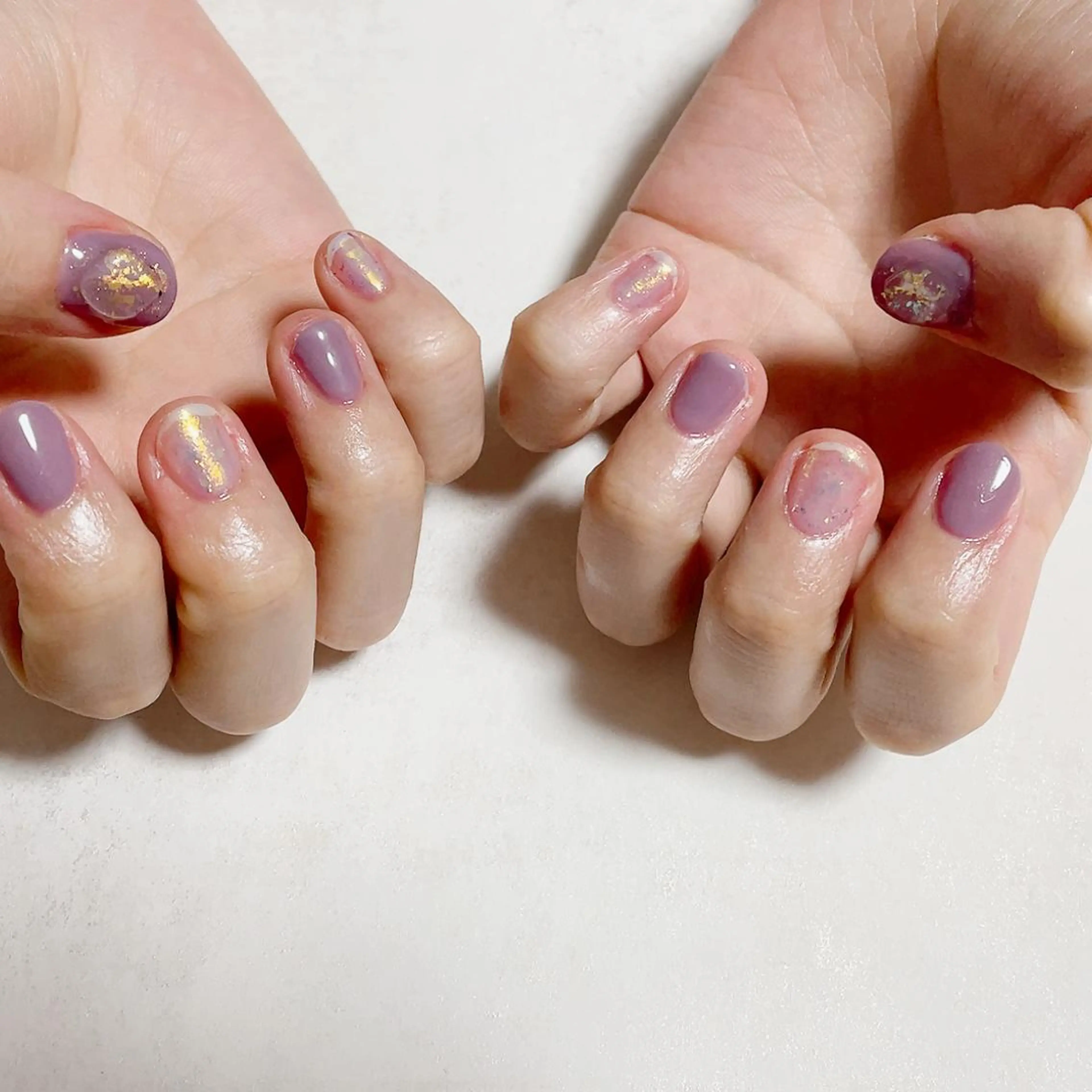 ネイル オーロラネイル フラワーネイル フットネイル フレンチネイル ジェルネイル Mogu nail 二子玉川のネイルデザイン