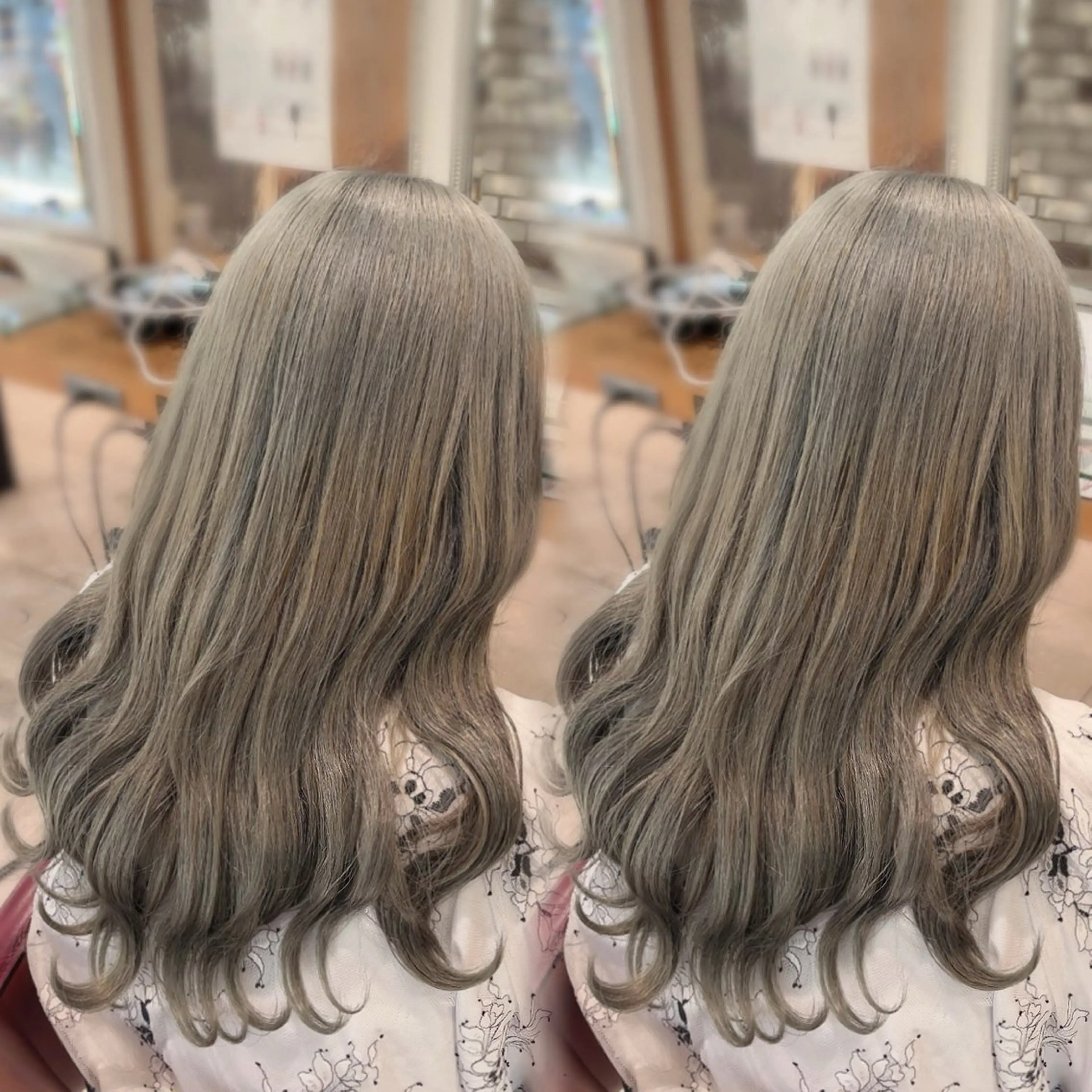 ⚡️ブリーチ2回＋全体カラー＋1stepトリートメント⚡️の写真