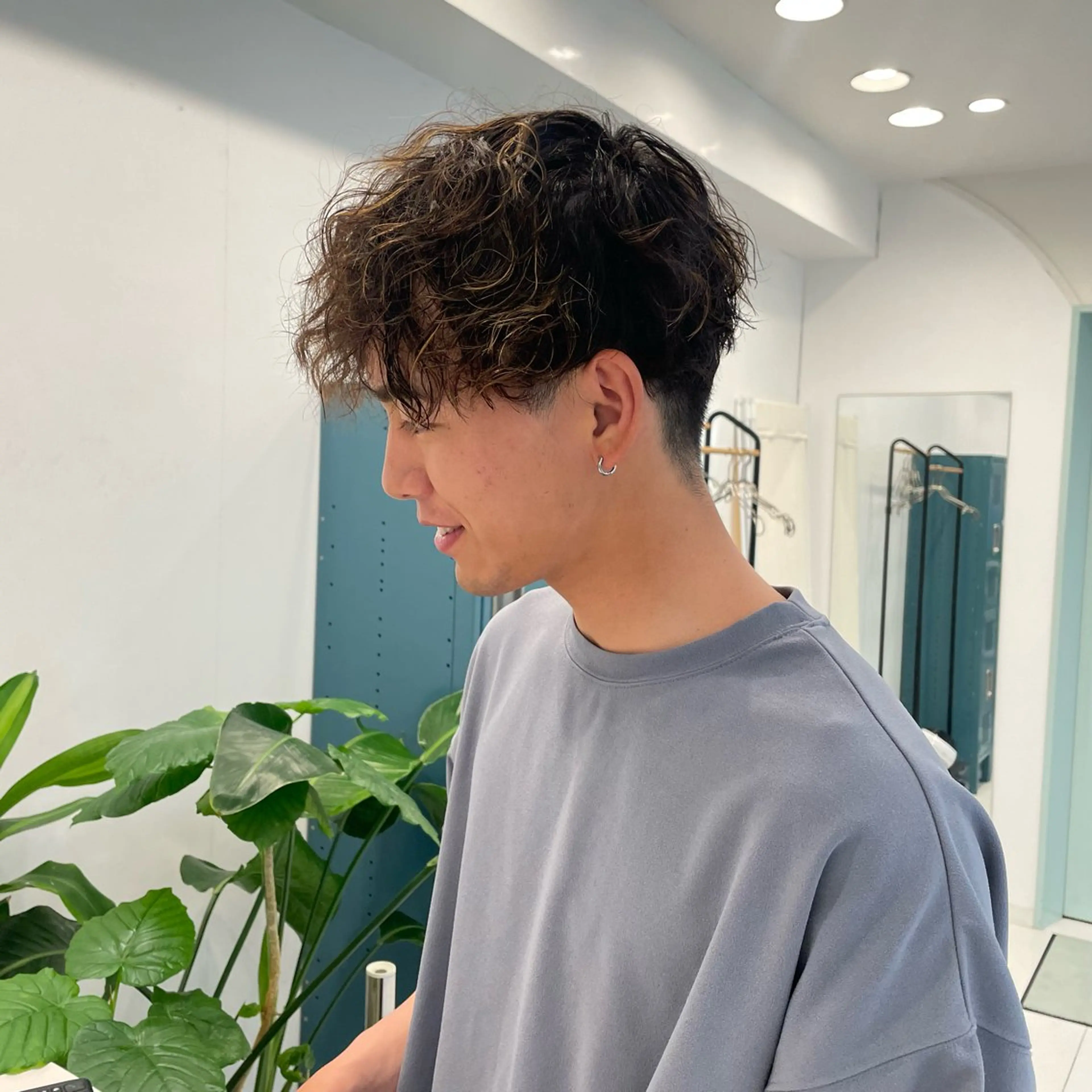 パーマ メンズ 田口 花葉のヘアスタイル