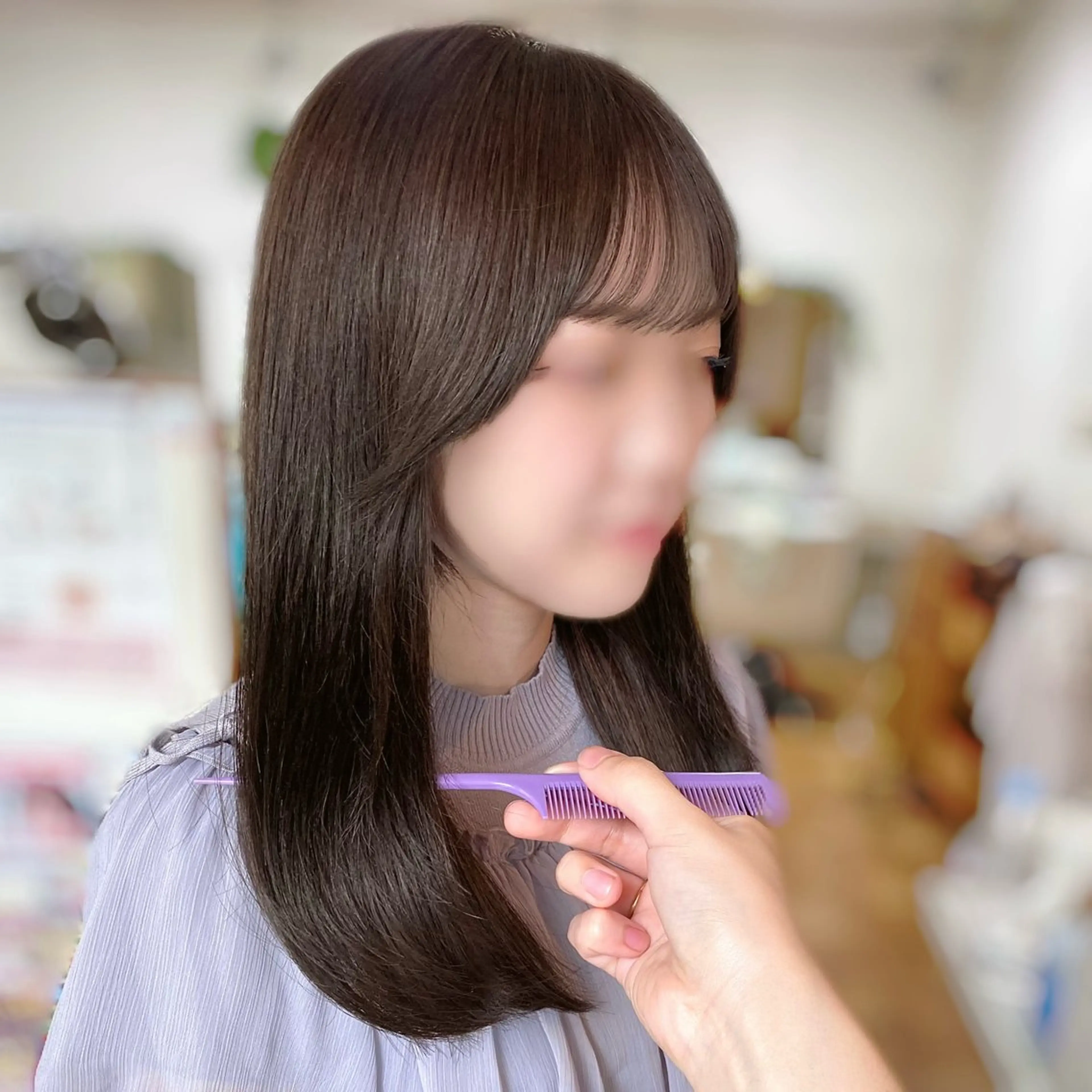 ロング カラー カット ヘアカラー トリートメント 🥣 hashi 🛋️のヘアスタイル