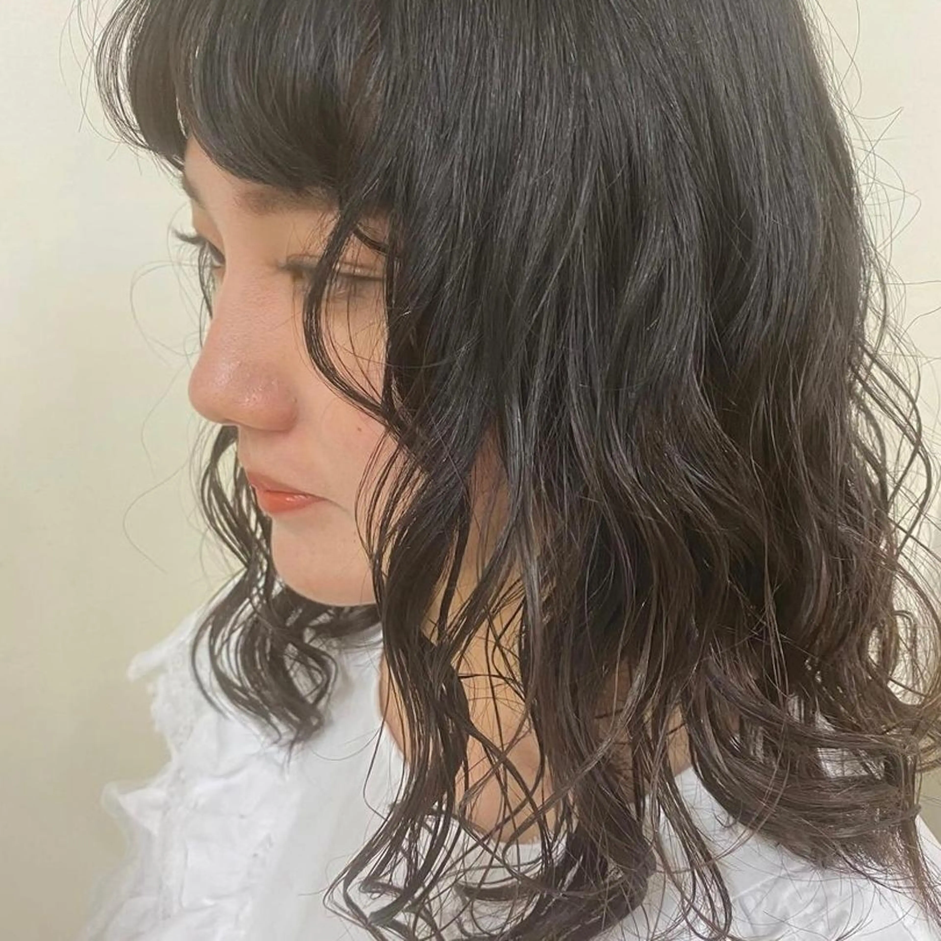 ミディアム パーマ Crea la Luce 天神西通り店【クレアラルーチェ】所属・クレアラルーチェ 天神西通りのマツエク・マツパデザイン