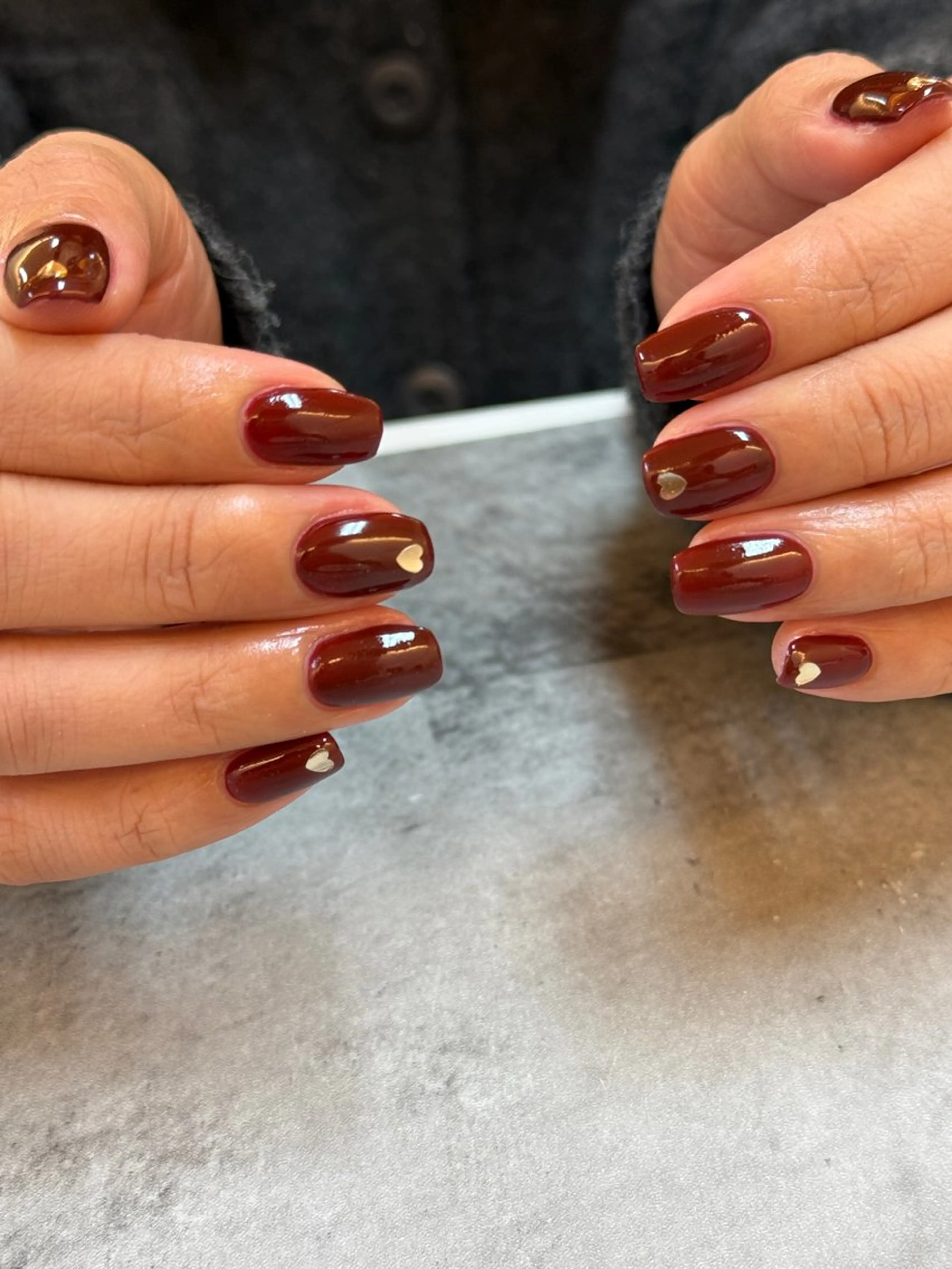 ネイル ハート ouka所属・ena satoのネイルデザイン