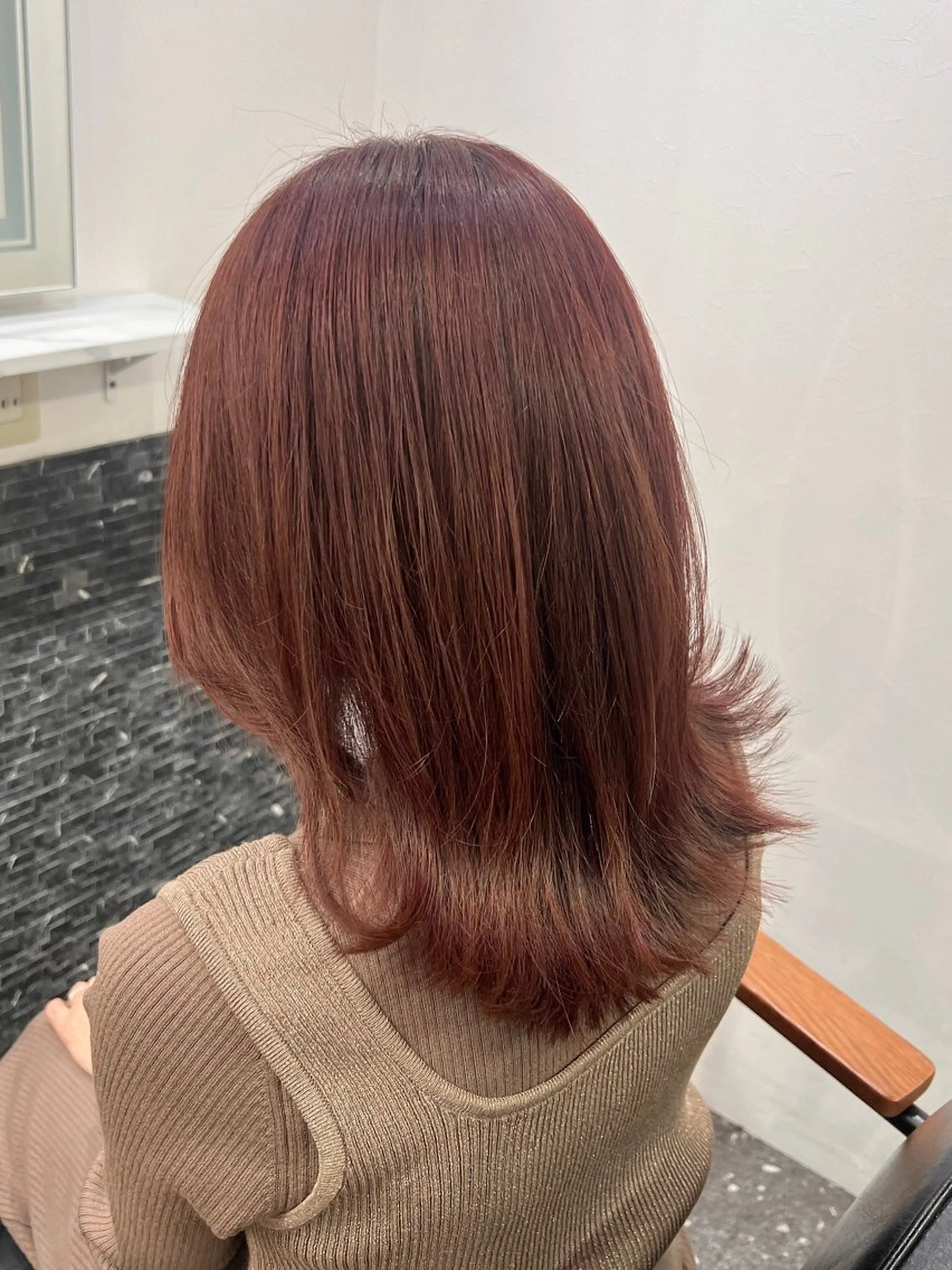 ミディアム カラー ヘアカラー メンズカット✂️山下 吉祥寺/透明感カラーのヘアスタイル