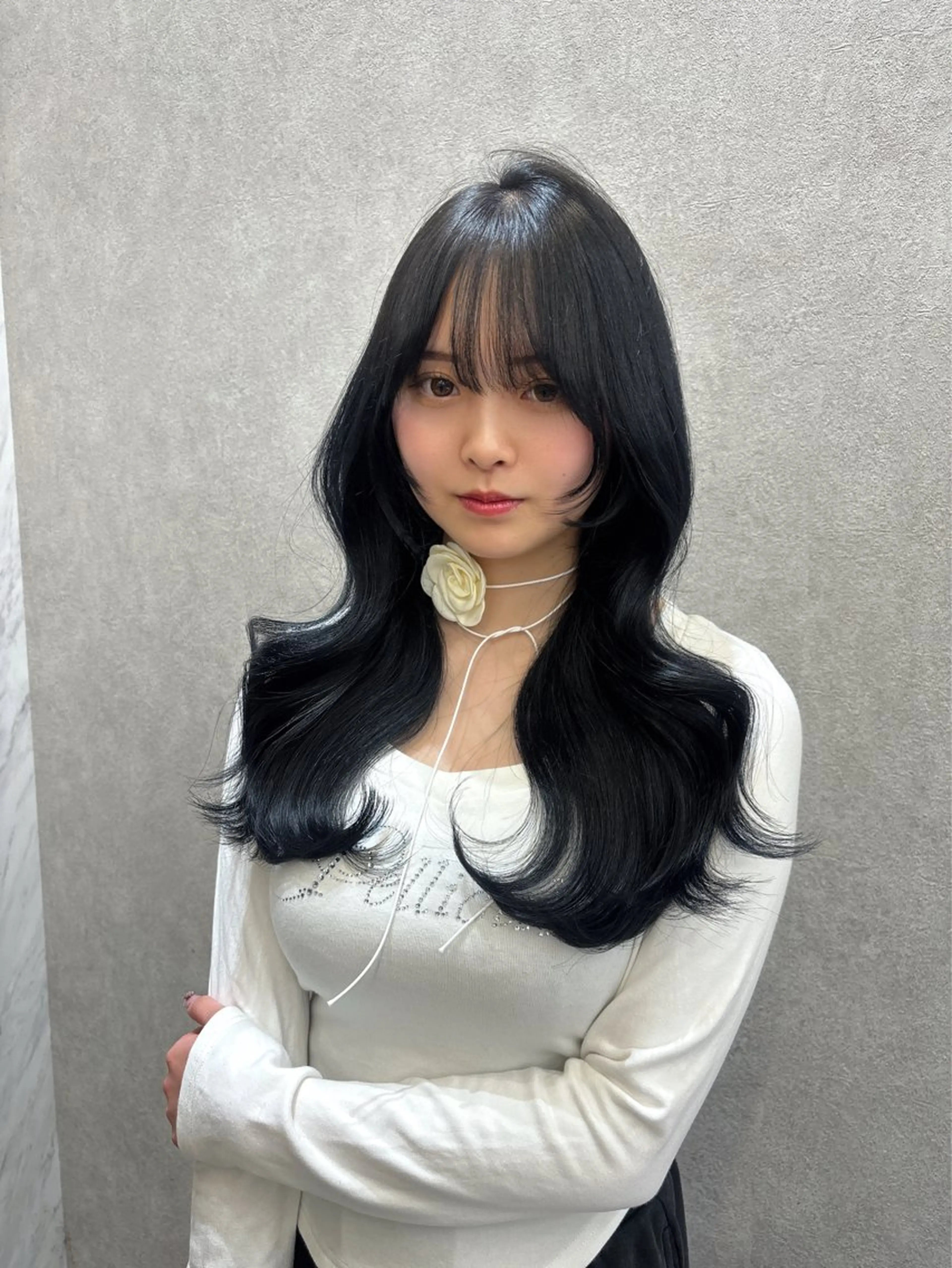 ロング カラー 透明感カラー 🍒ブリーチなしカラ ー／Sakura🍒のヘアスタイル