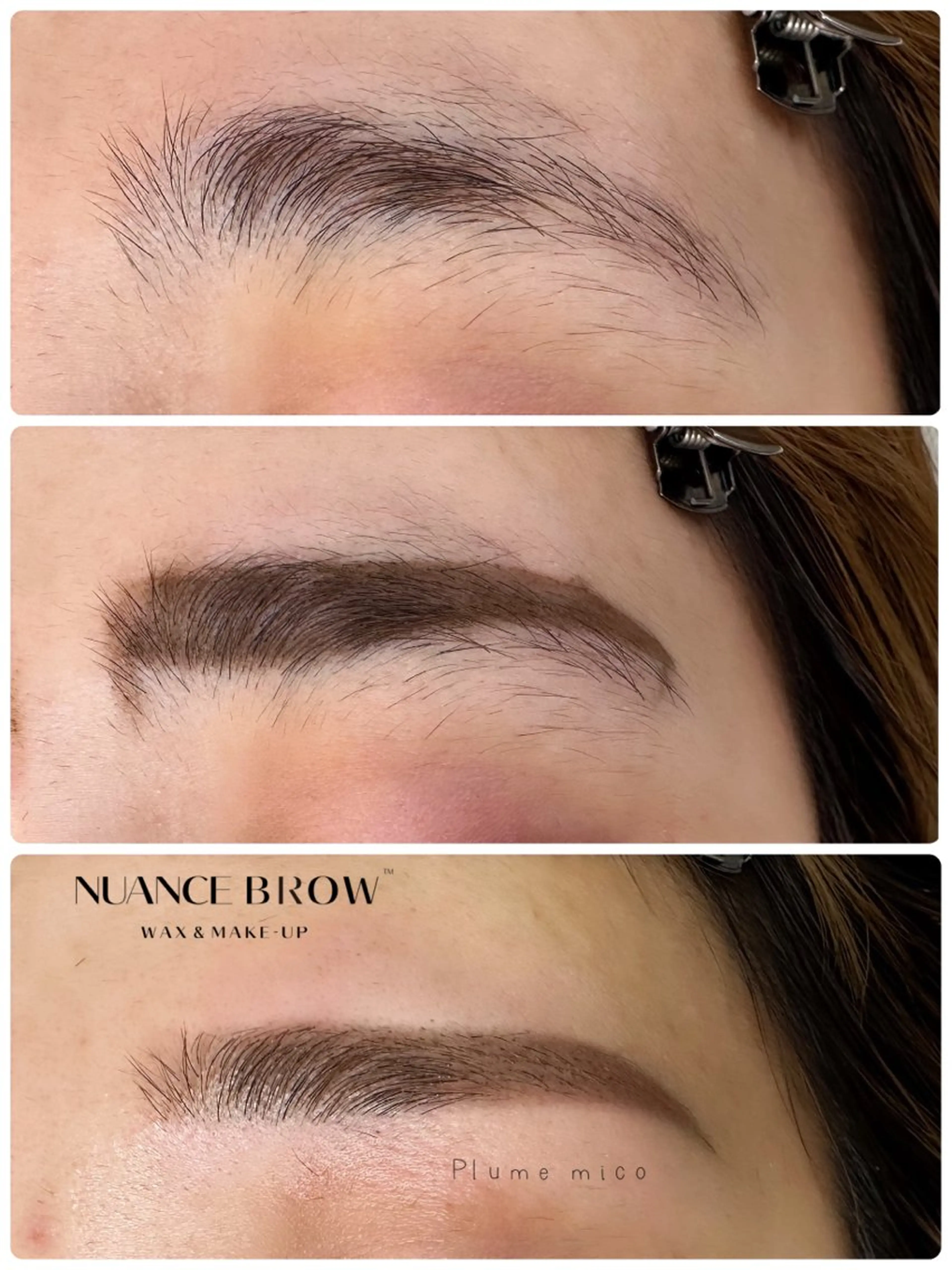 アイブロウ ワックス脱毛 Plume micoのマツエク・マツパデザイン