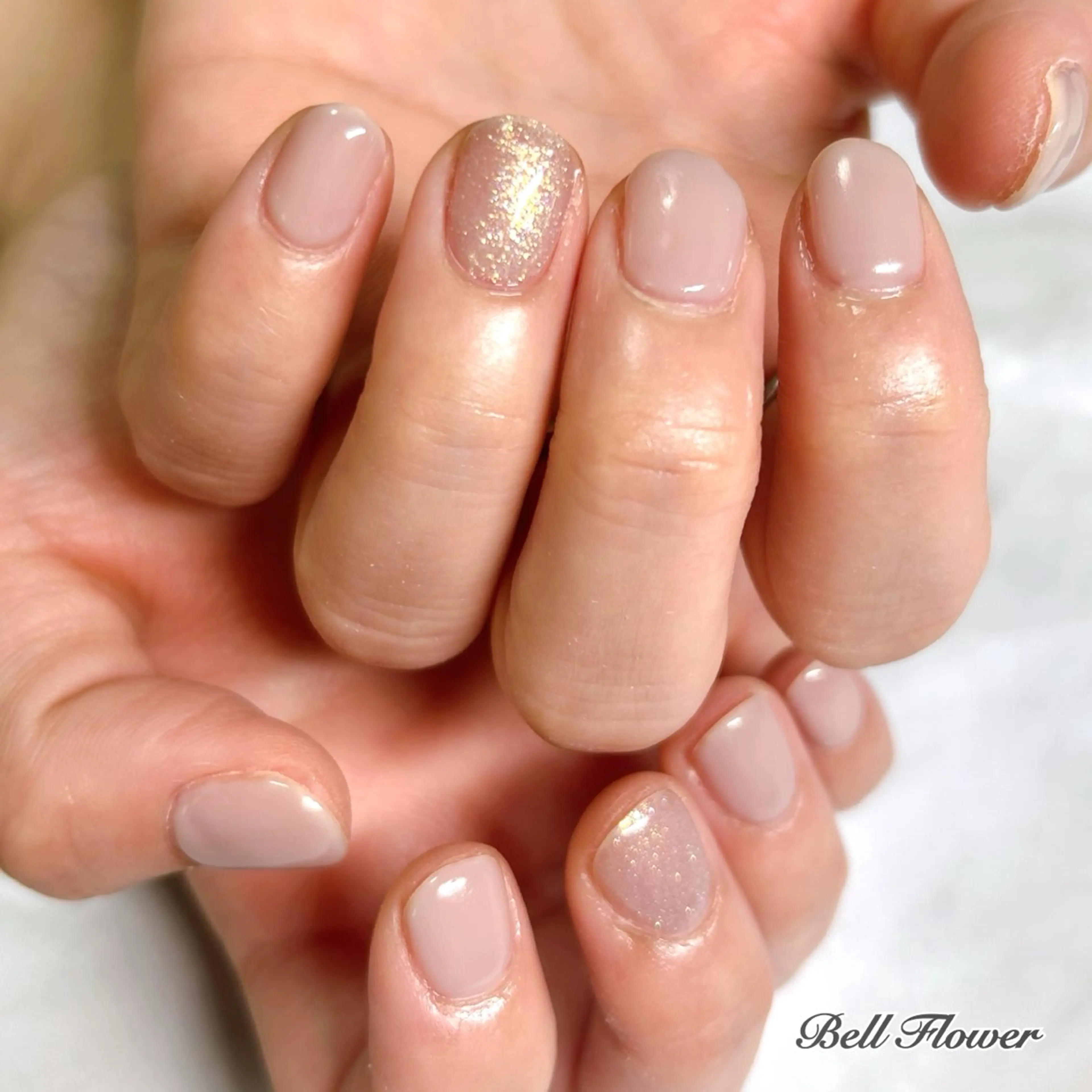 ネイル ハンドネイル Bell Flowerのネイルデザイン