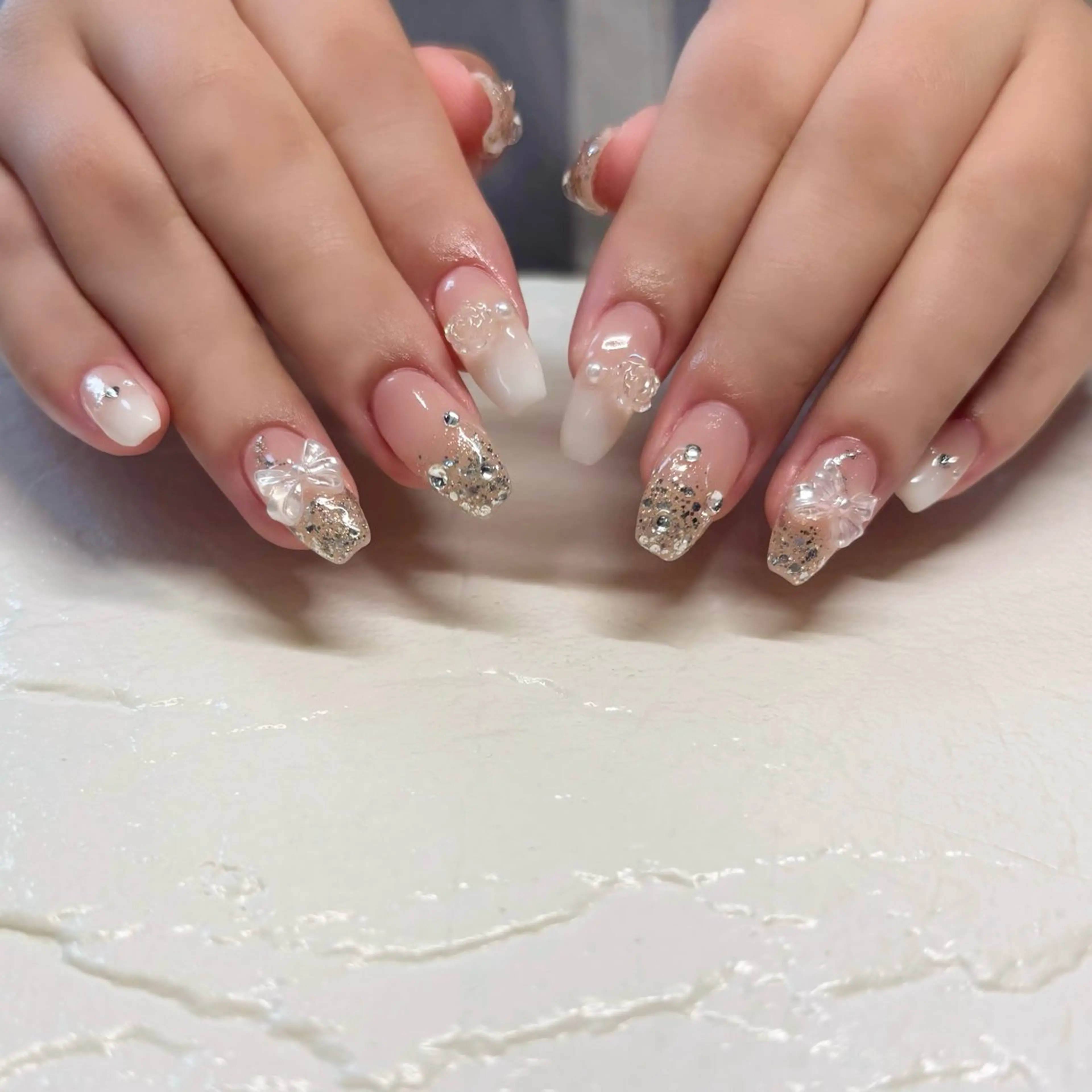 ネイル ハンドネイル Angelique 平形/高崎のネイルデザイン