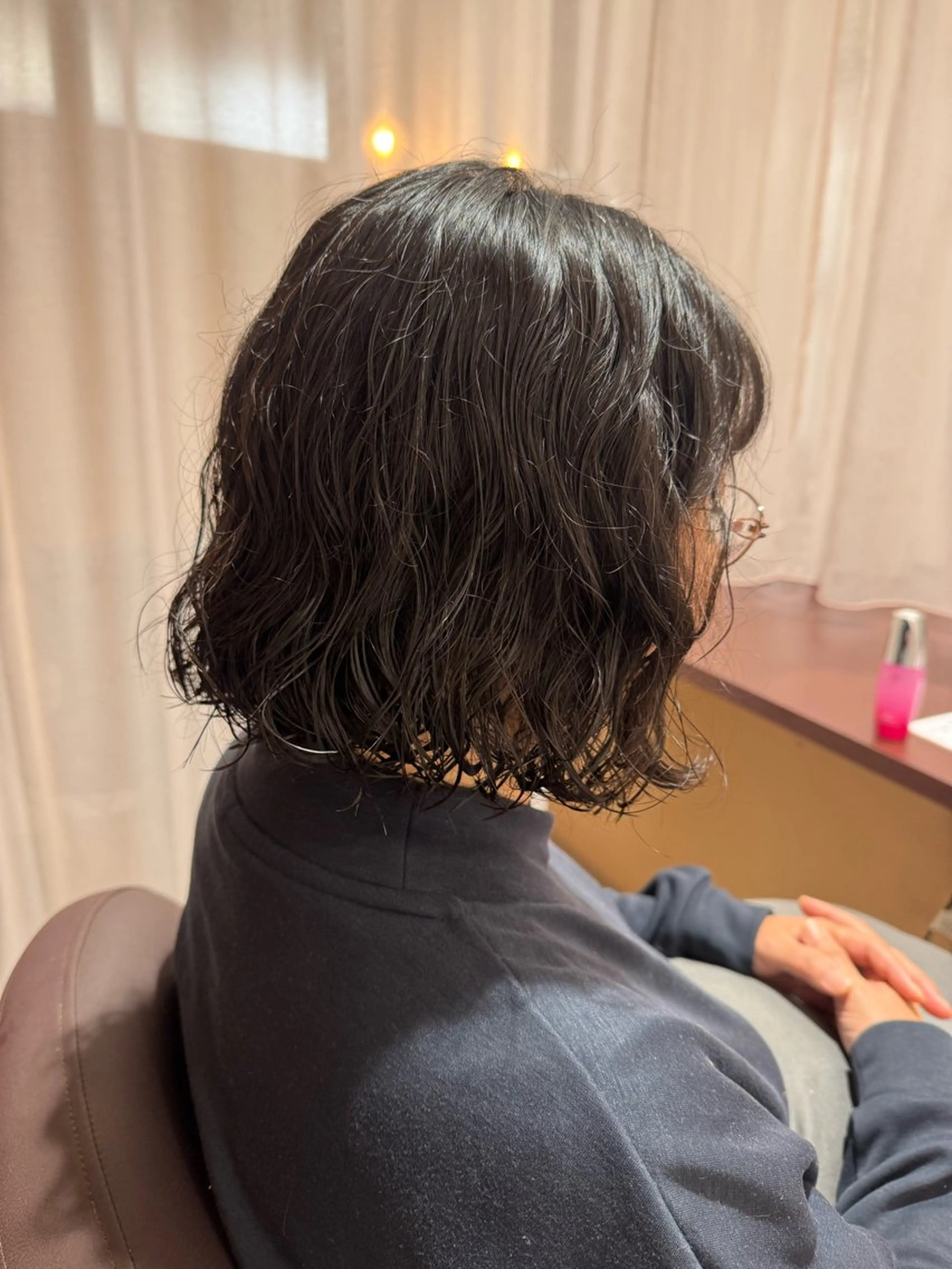 パーマ ボブ 【YOKE】　西田 乃那のヘアスタイル