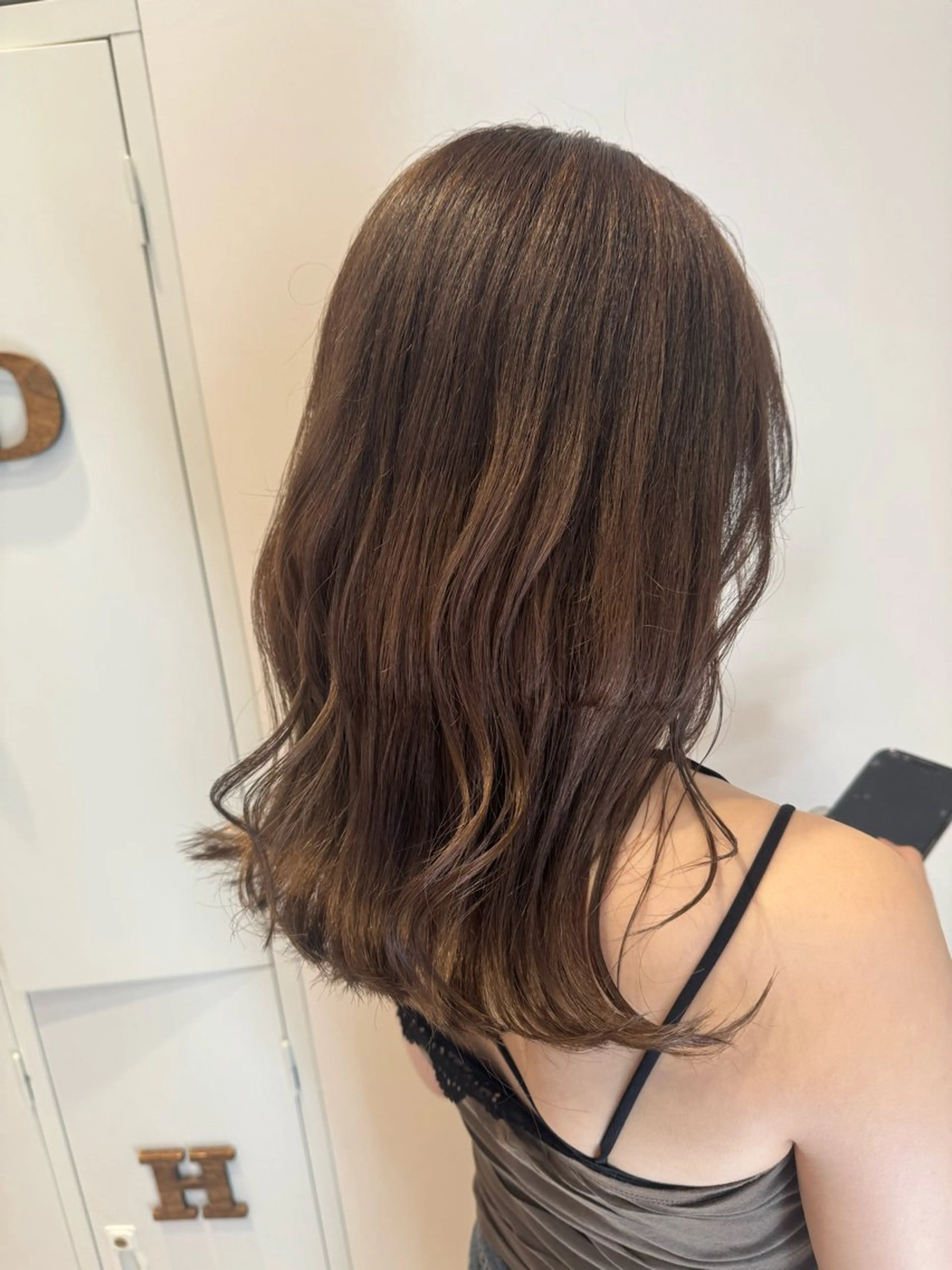 セミロング カラー ヘアカラー トリートメント TAMMY武蔵小杉所属・河添 麗菜のヘアスタイル